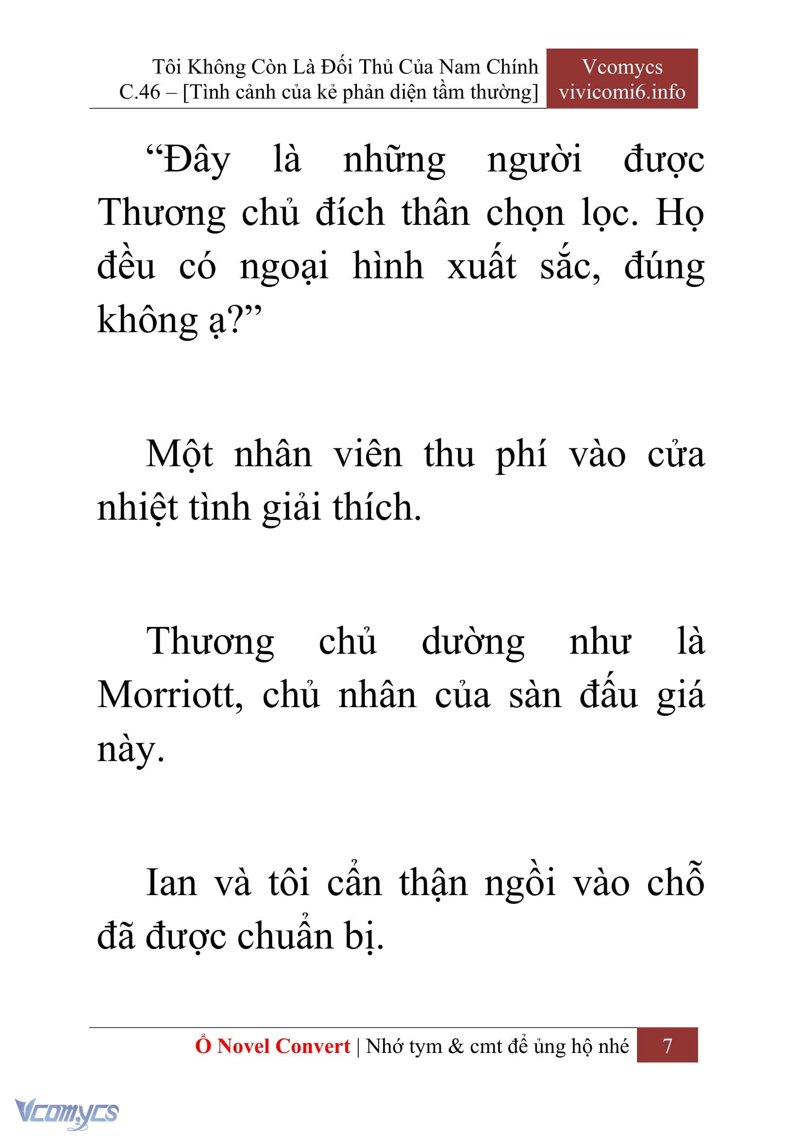 [Novel] Tôi Không Còn Là Đối Thủ Của Nam Chính Chap 46 - Trang 2