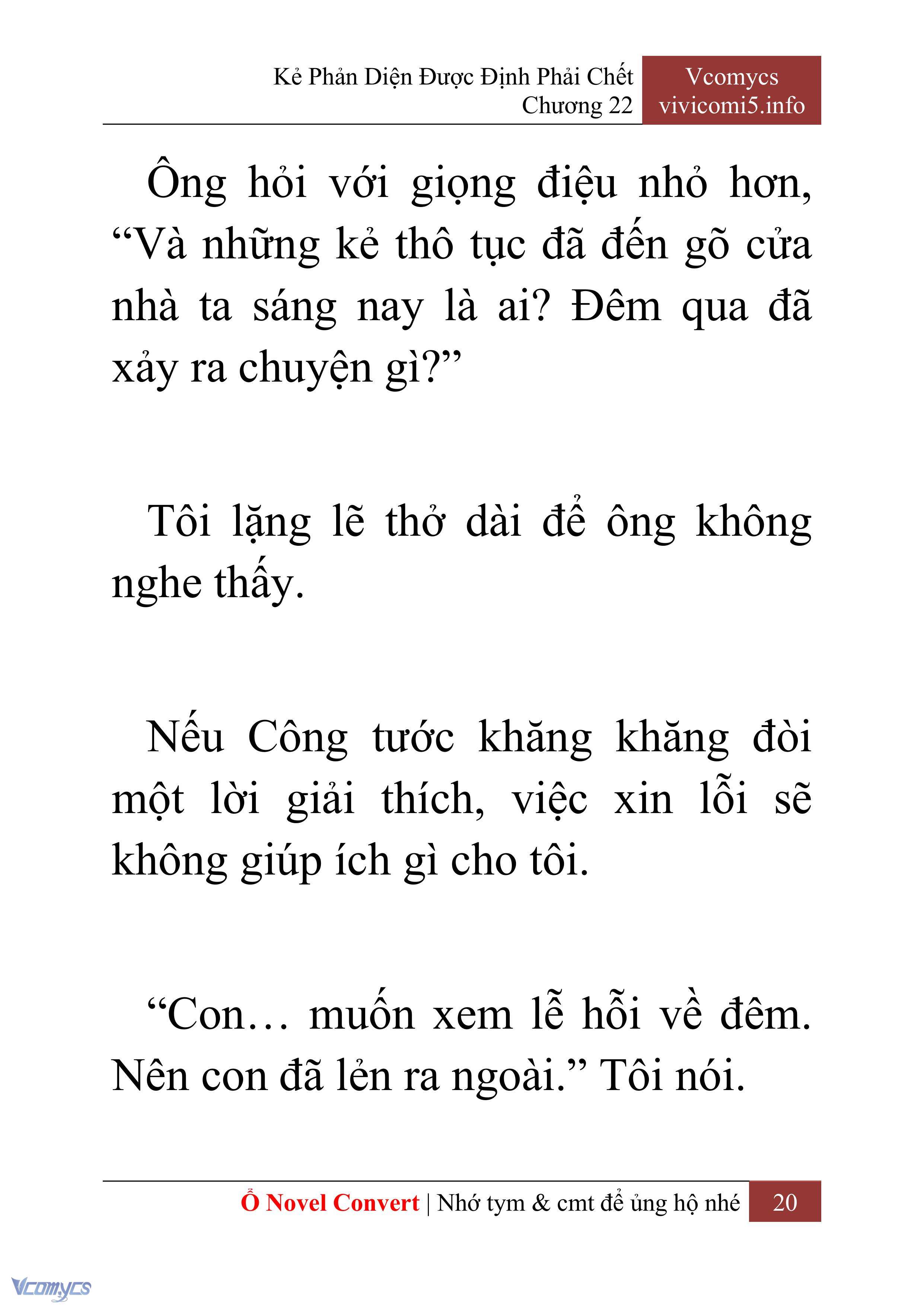 [Novel] Kẻ Phản Diện Được Định Phải Chết Chap 22 - Next Chap 23