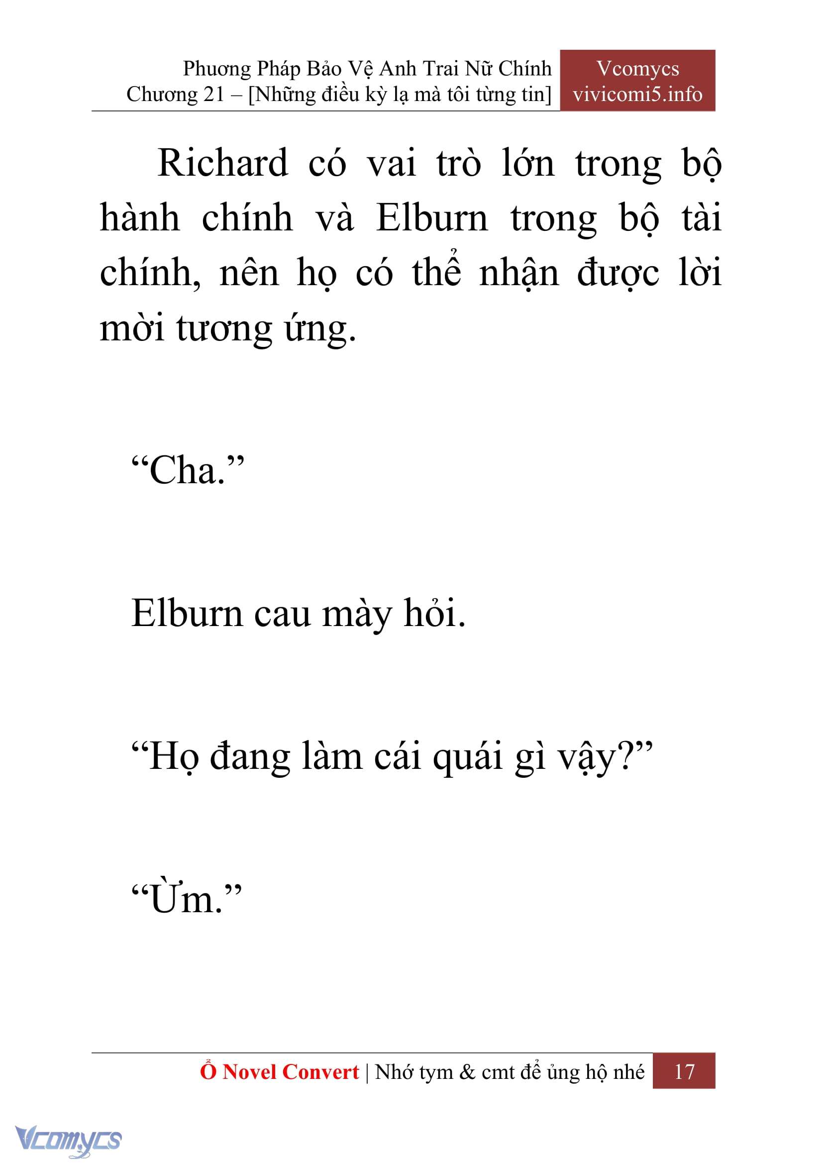 [Novel] Tôi Không Còn Là Đối Thủ Của Nam Chính Chap 21 - Trang 2