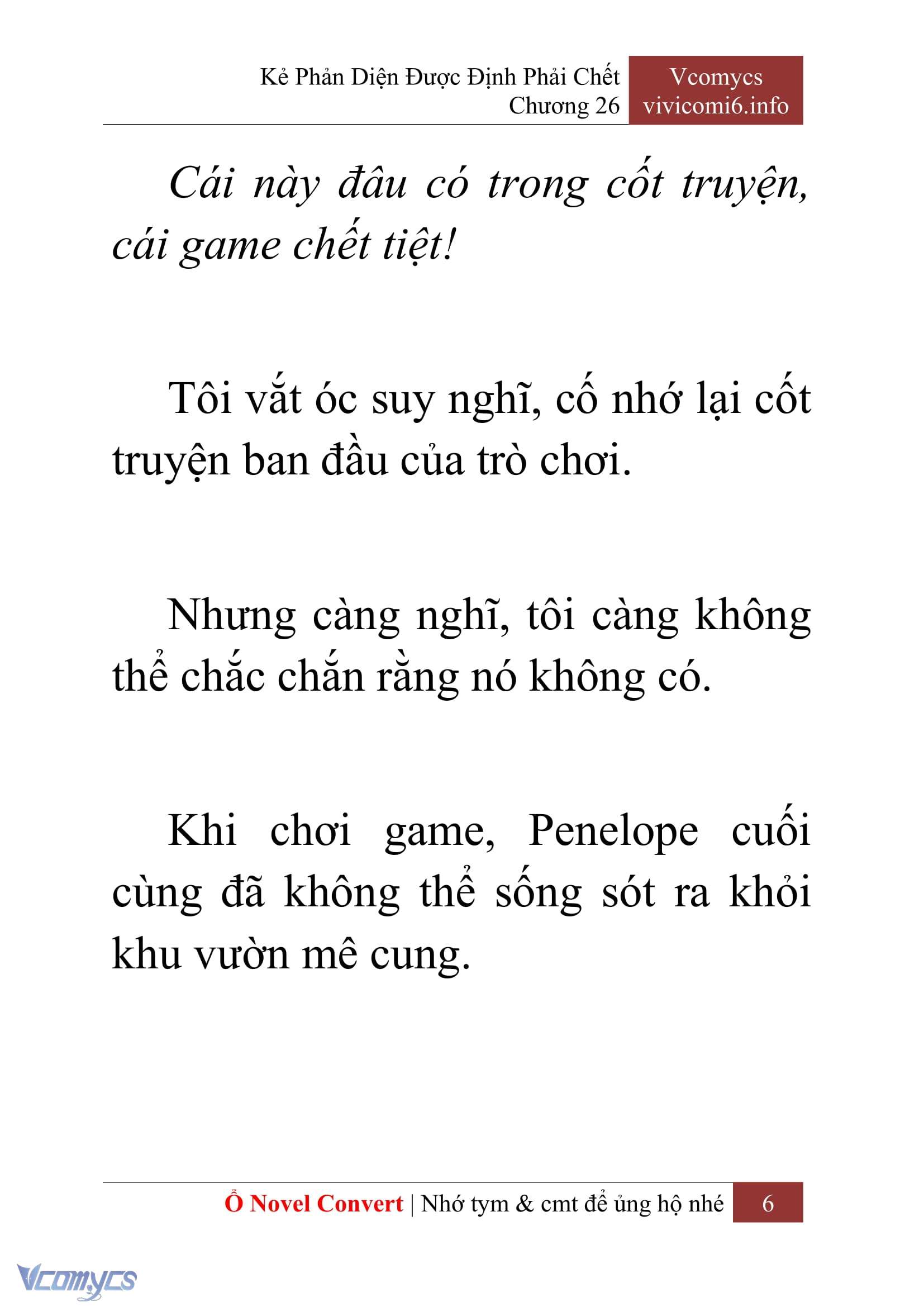 [Novel] Kẻ Phản Diện Được Định Phải Chết Chap 26 - Trang 2