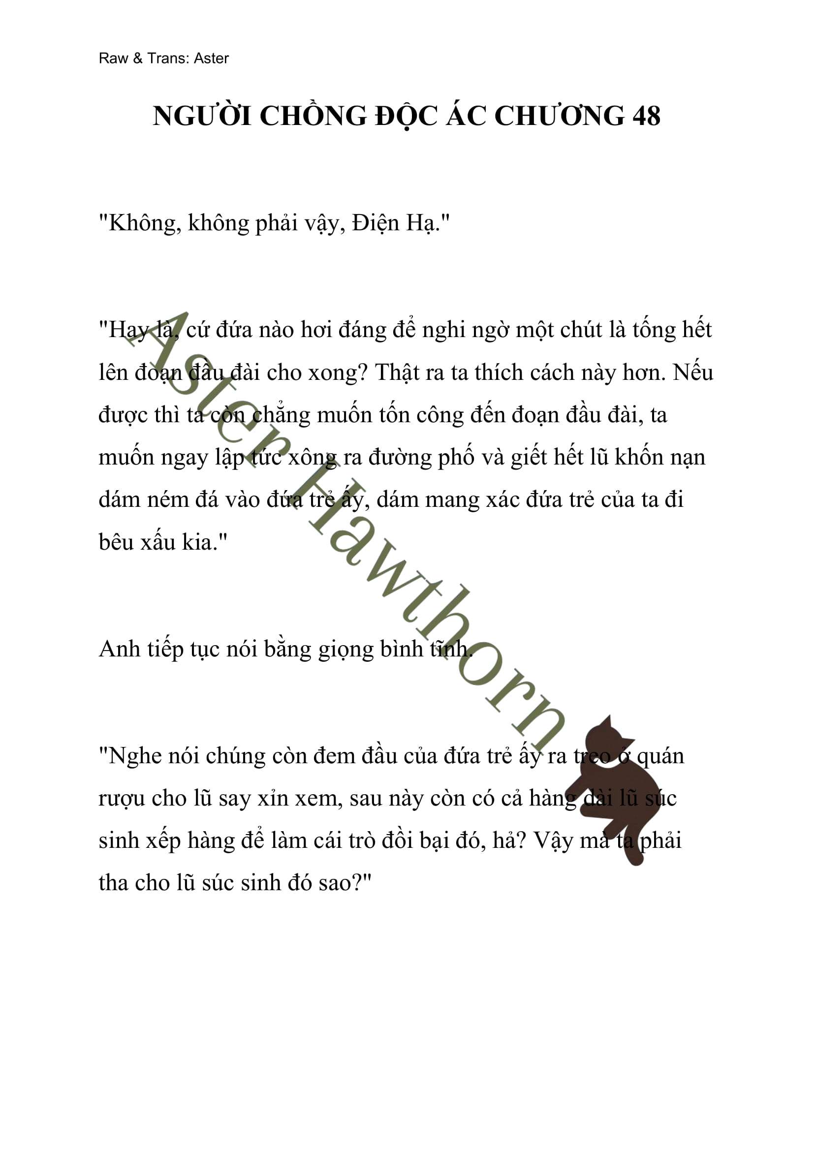 [NOVEL] Người Chồng Độc Ác Chap 48 - Trang 2