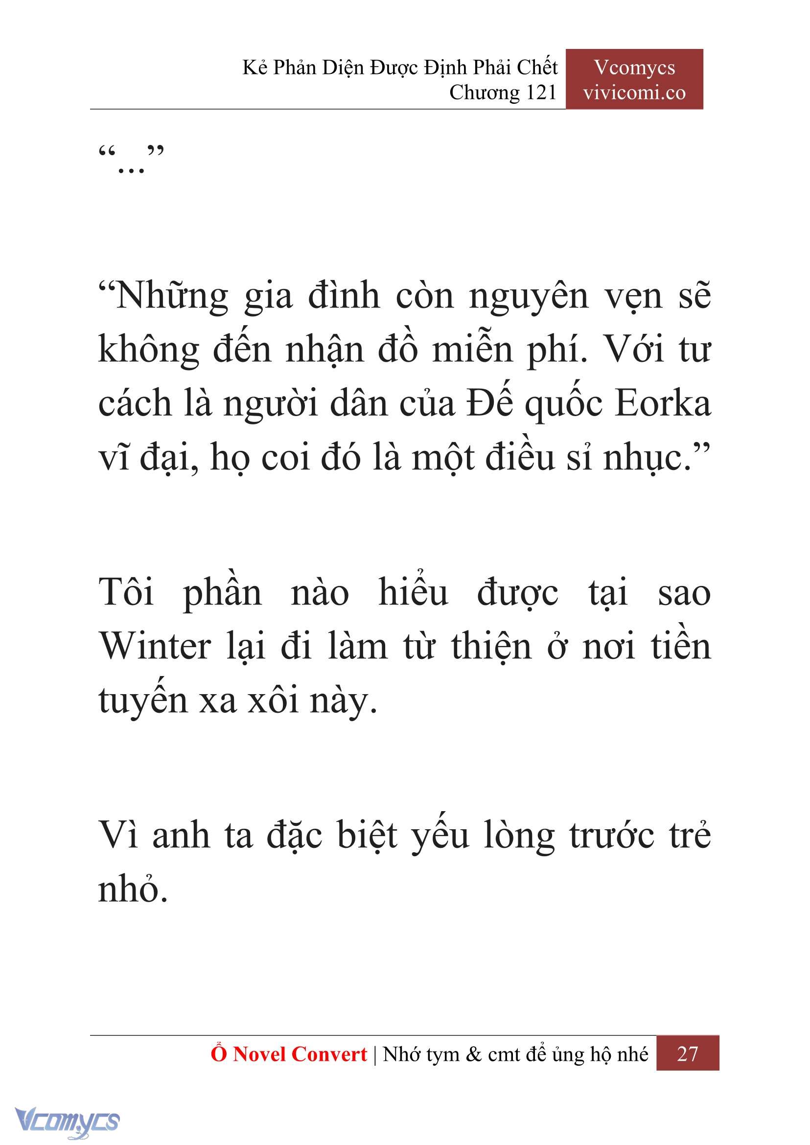 [Novel] Kẻ Phản Diện Được Định Phải Chết Chap 121 - Next Chap 122