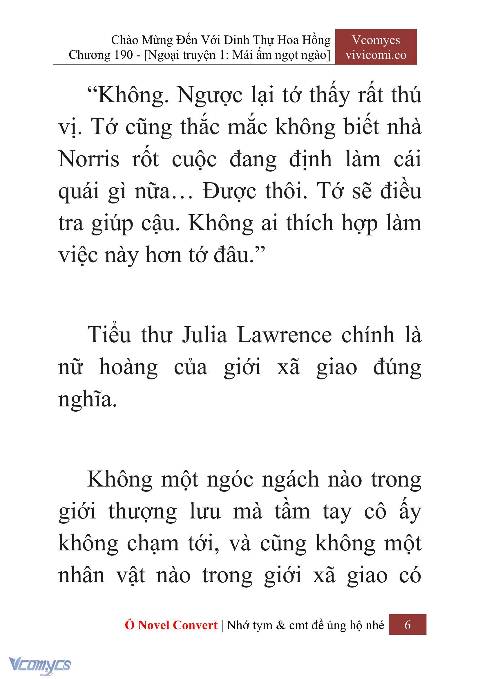 [Novel] Chào Mừng Đến Với Dinh Thự Hoa Hồng Chap 190 - Trang 2