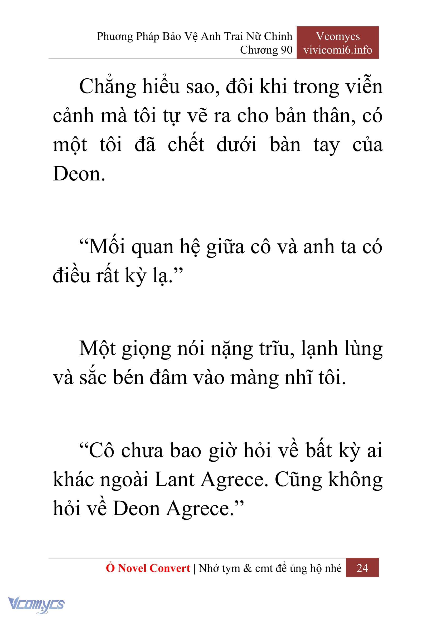 [Novel] Phương Pháp Bảo Vệ Anh Trai Nữ Chính Chap 90 - Trang 2