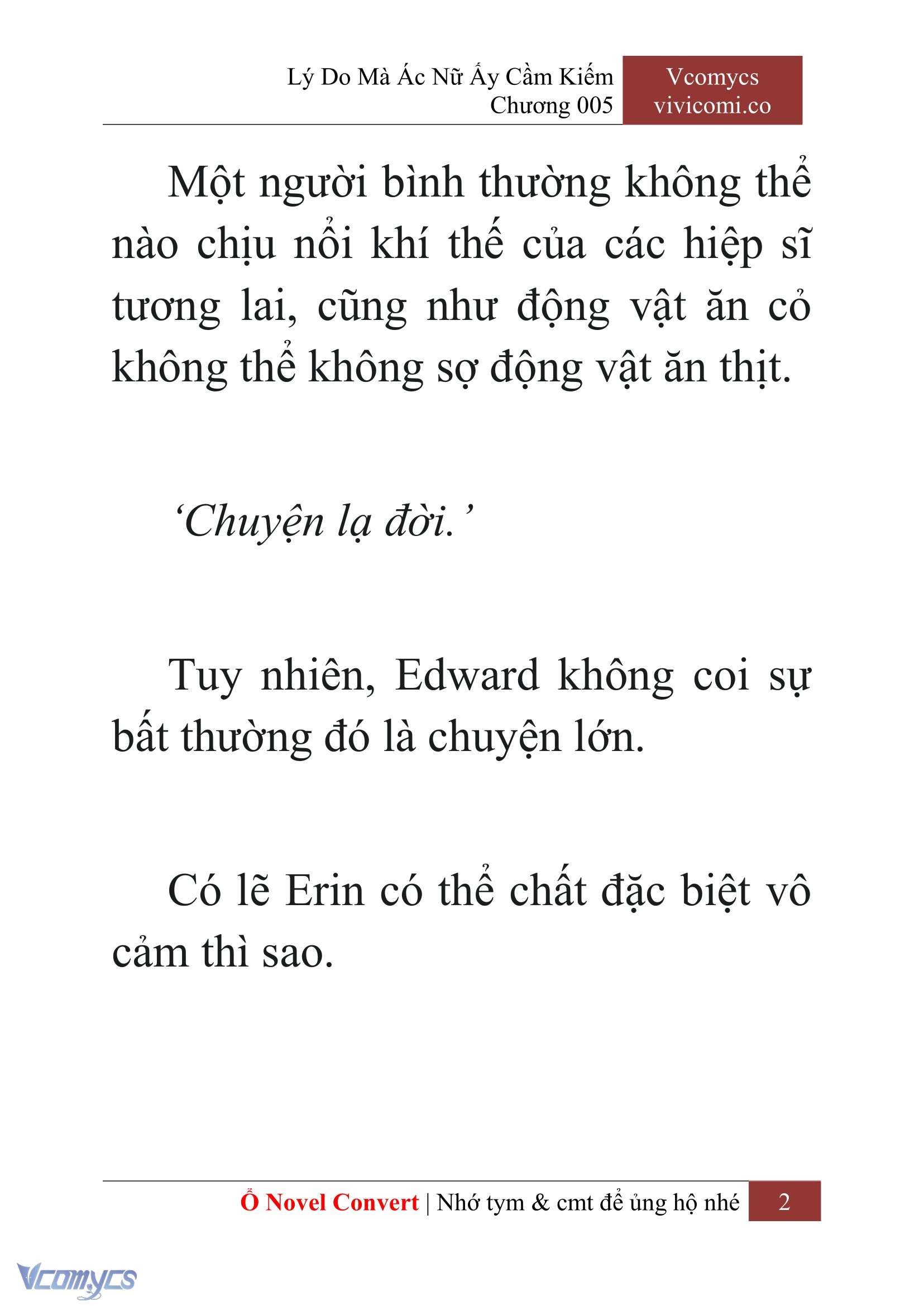 [Novel] Lý Do Mà Ác Nữ Ấy Cầm Kiếm Chap 5 - Next Chap 6