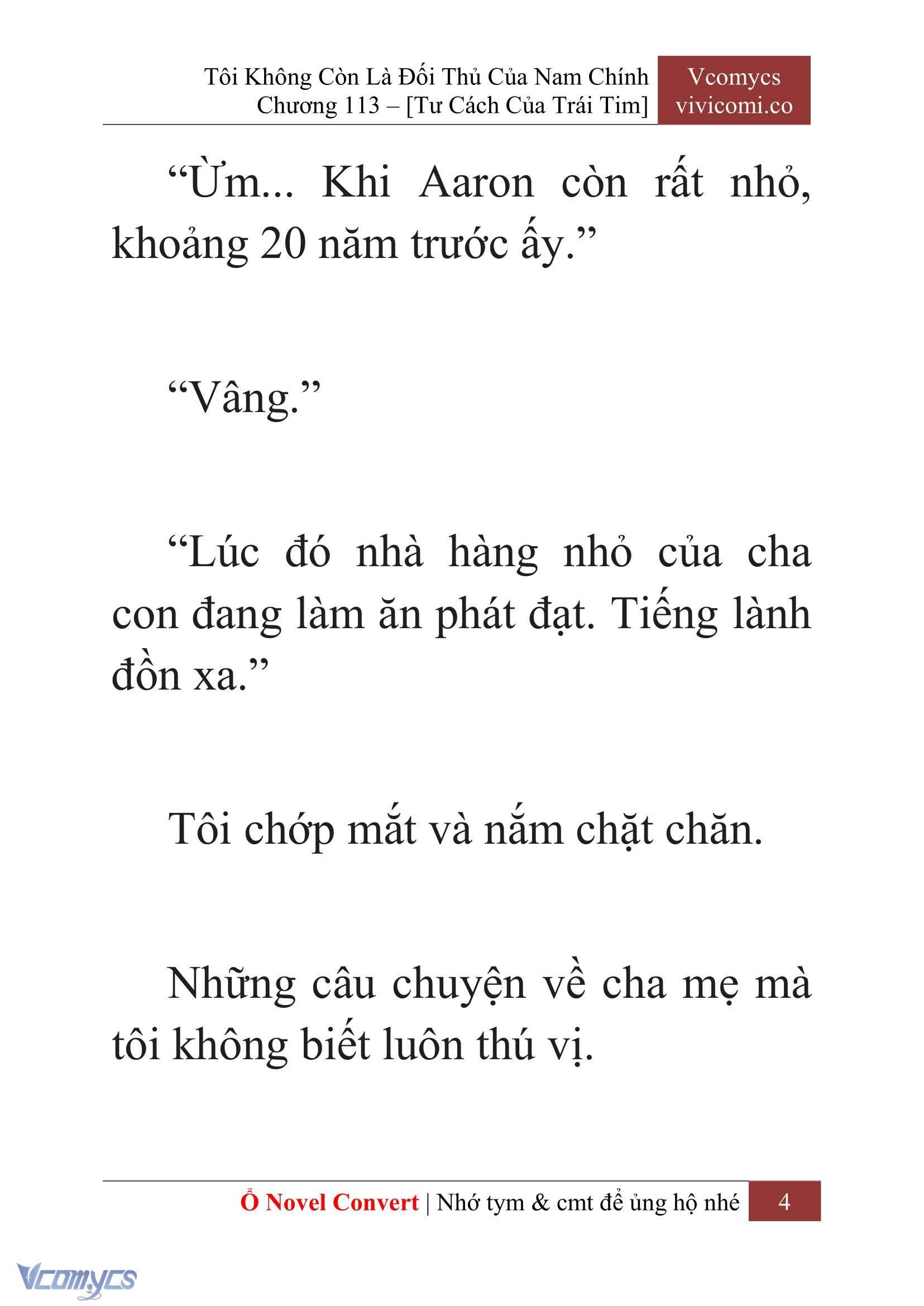 [Novel] Tôi Không Còn Là Đối Thủ Của Nam Chính Chap 113 - Trang 2