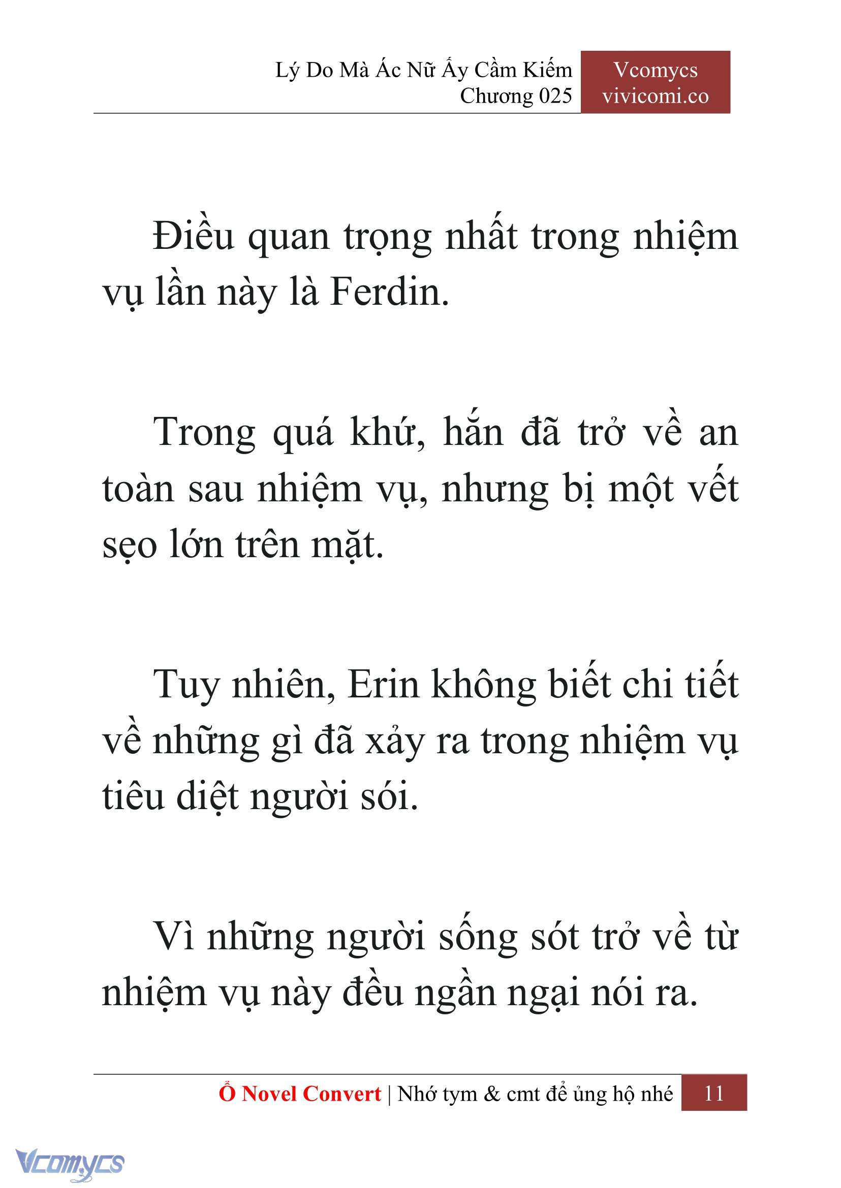 [Novel] Lý Do Mà Ác Nữ Ấy Cầm Kiếm Chap 25 - Next Chap 26