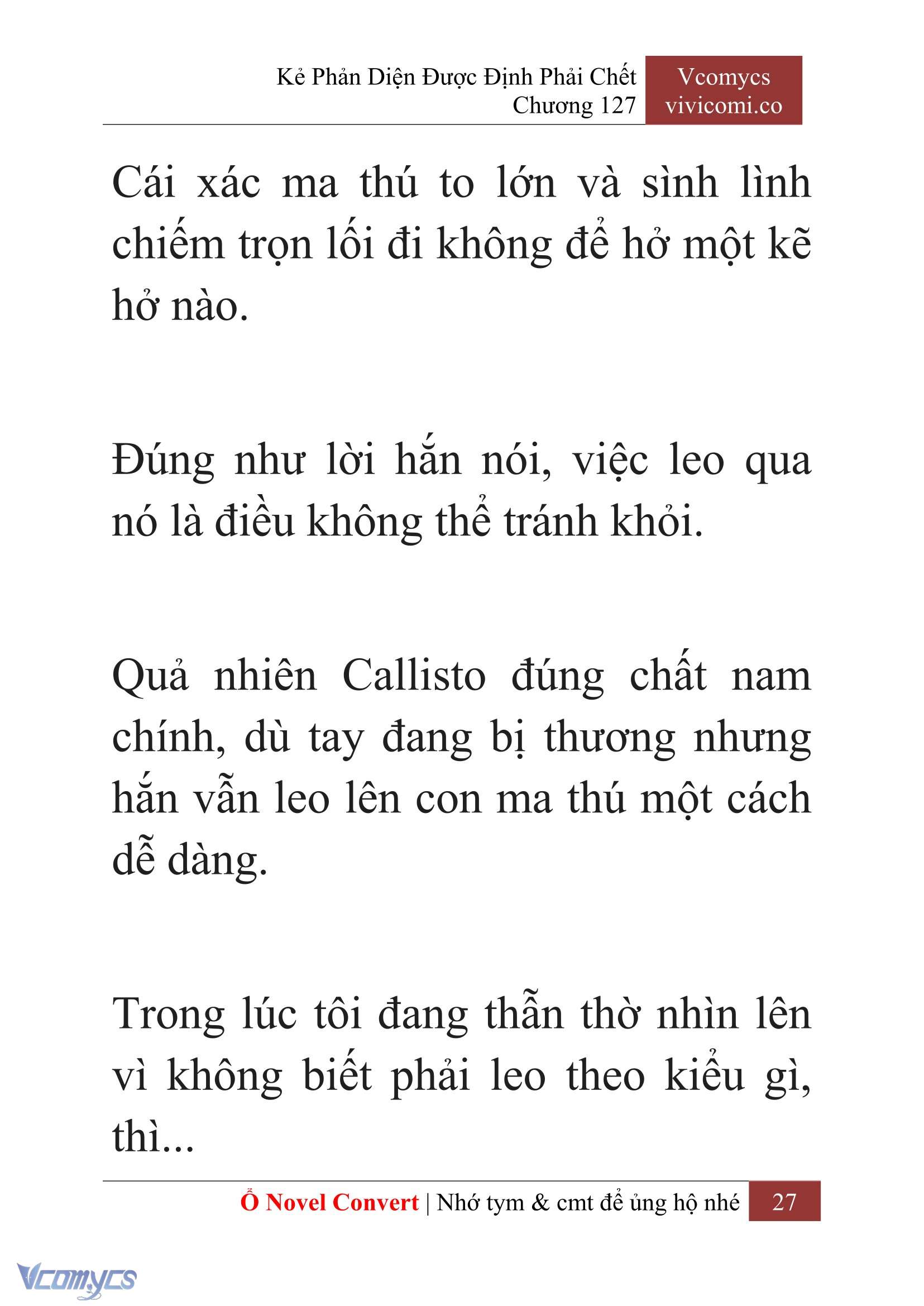 [Novel] Kẻ Phản Diện Được Định Phải Chết Chap 127 - Trang 2