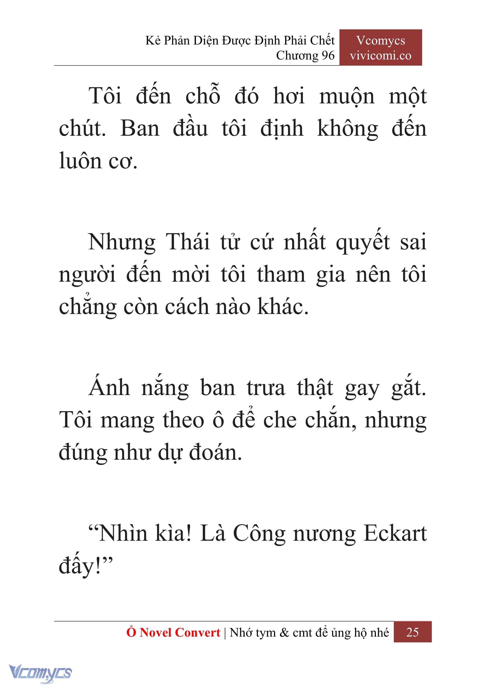 [Novel] Kẻ Phản Diện Được Định Phải Chết Chap 96 - Trang 2