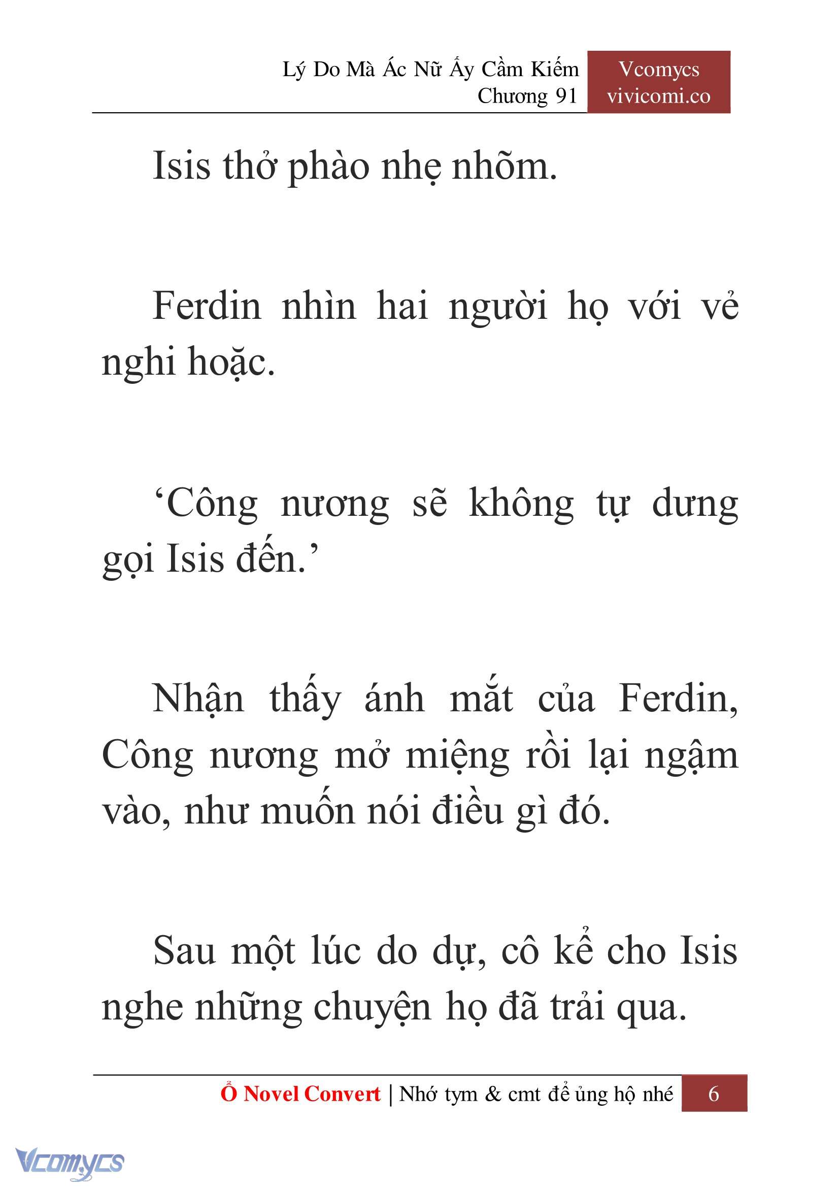 [Novel] Lý Do Mà Ác Nữ Ấy Cầm Kiếm Chap 91 - Next Chap 92