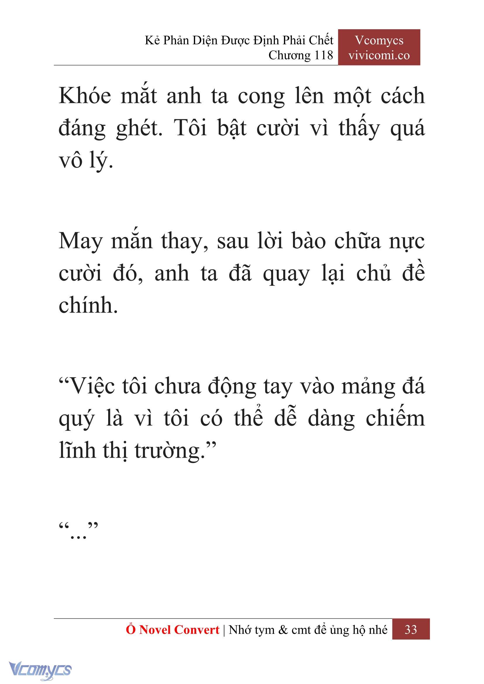 [Novel] Kẻ Phản Diện Được Định Phải Chết Chap 118 - Trang 2