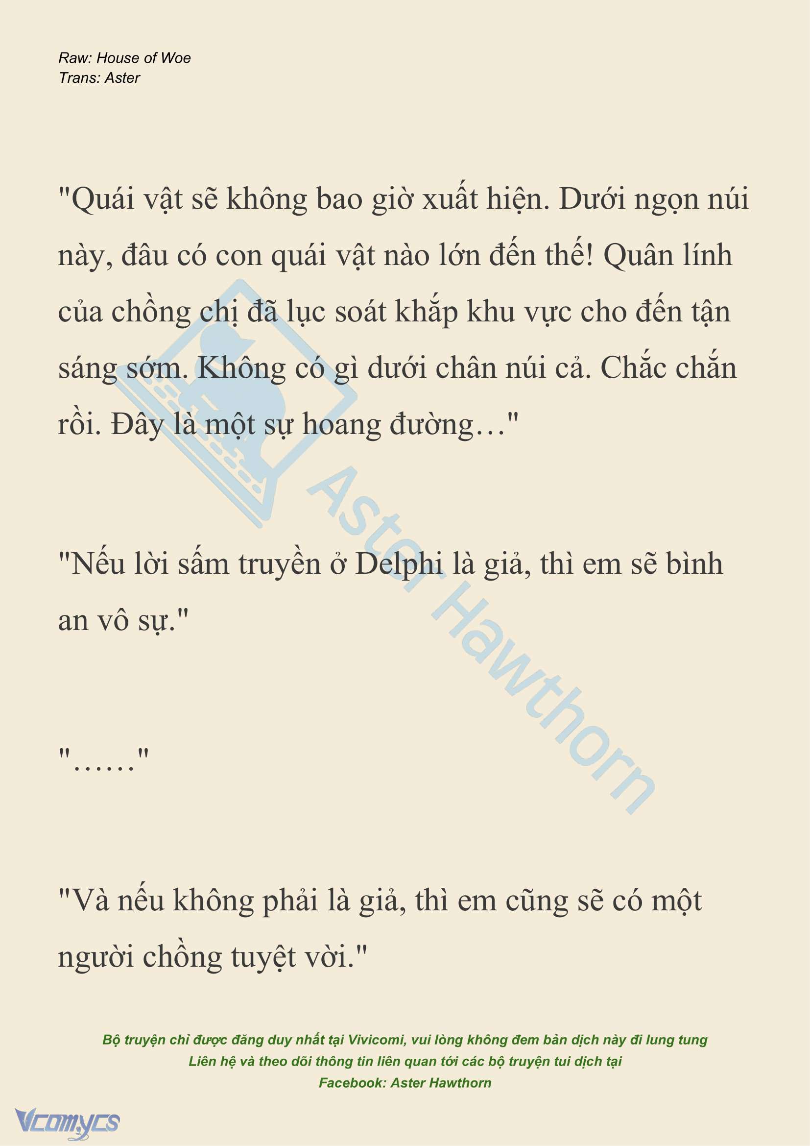 [NOVEL] Dành Cho Các Nữ Thần: Dành cho Psyche Chap 15 - Trang 2