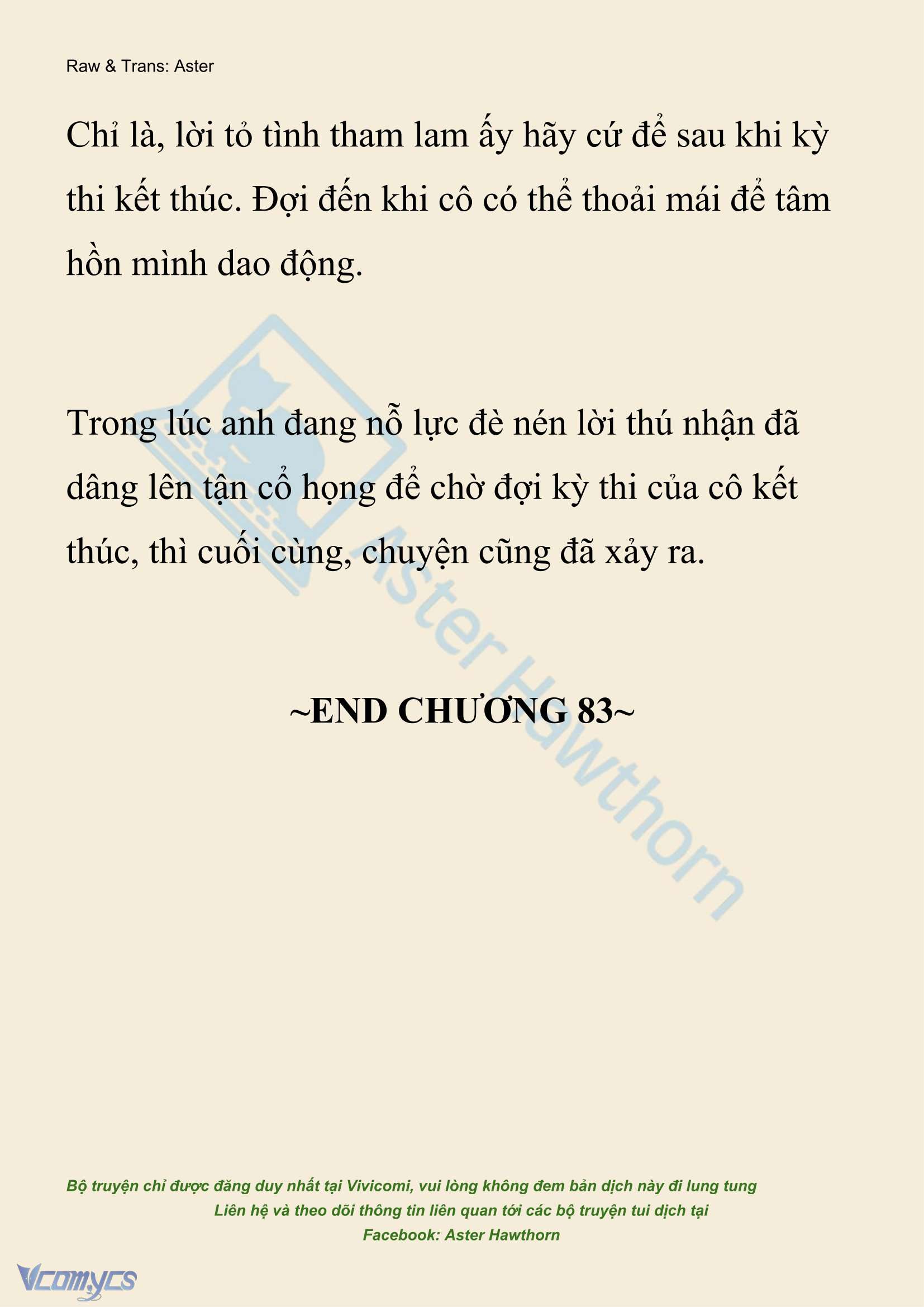 [NOVEL] Hồ Điệp Nuốt Chửng Sương Mù Chap 83 - Trang 2
