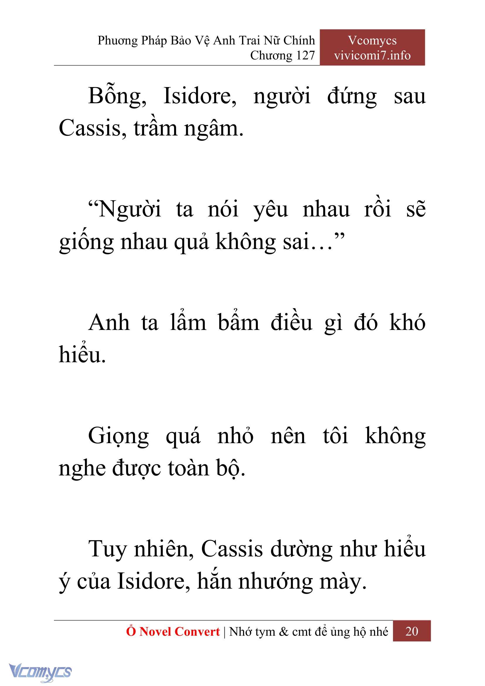 [Novel] Phương Pháp Bảo Vệ Anh Trai Nữ Chính Chap 127 - Trang 2