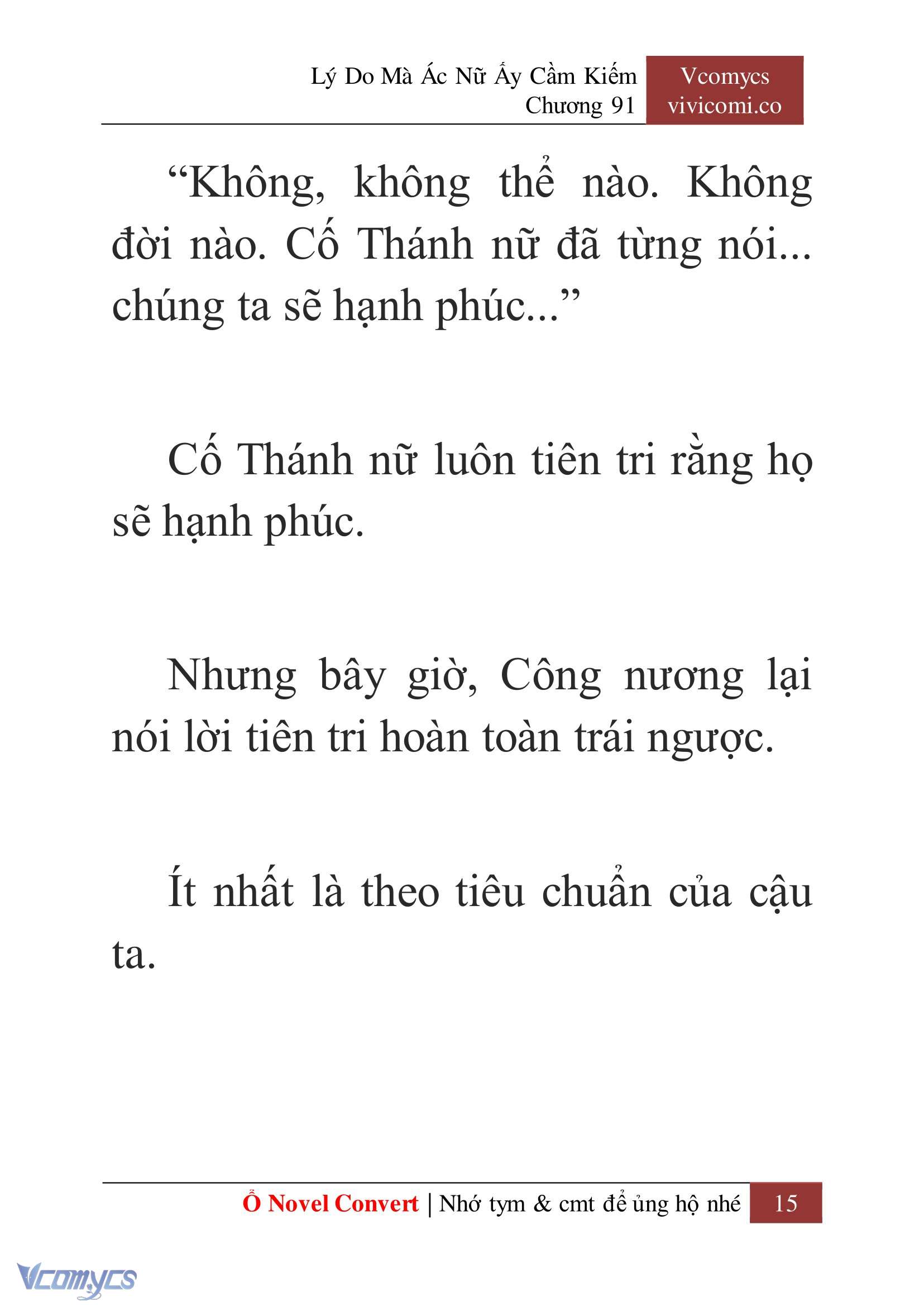 [Novel] Lý Do Mà Ác Nữ Ấy Cầm Kiếm Chap 91 - Next Chap 92
