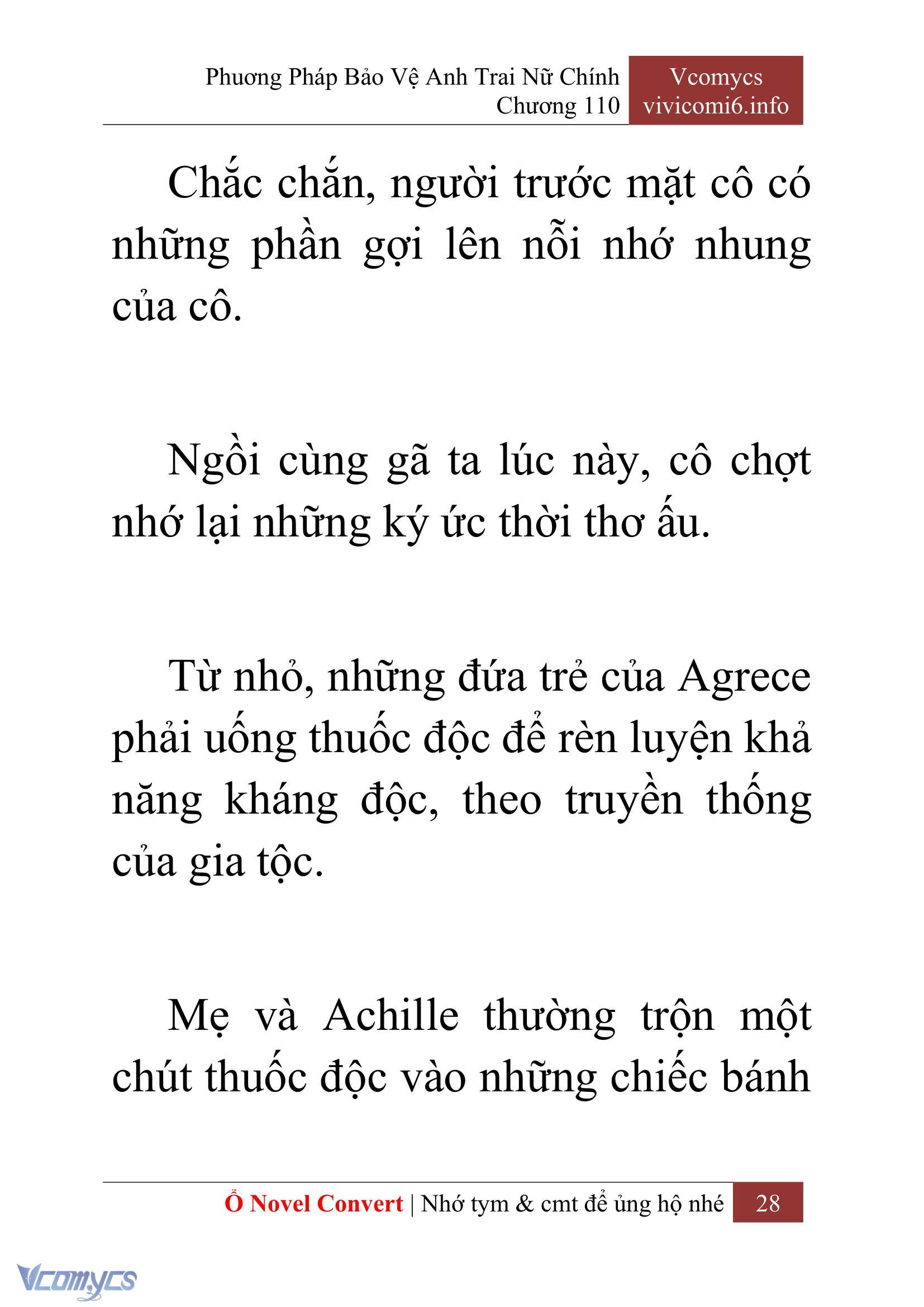 [Novel] Phương Pháp Bảo Vệ Anh Trai Nữ Chính Chap 110 - Trang 2