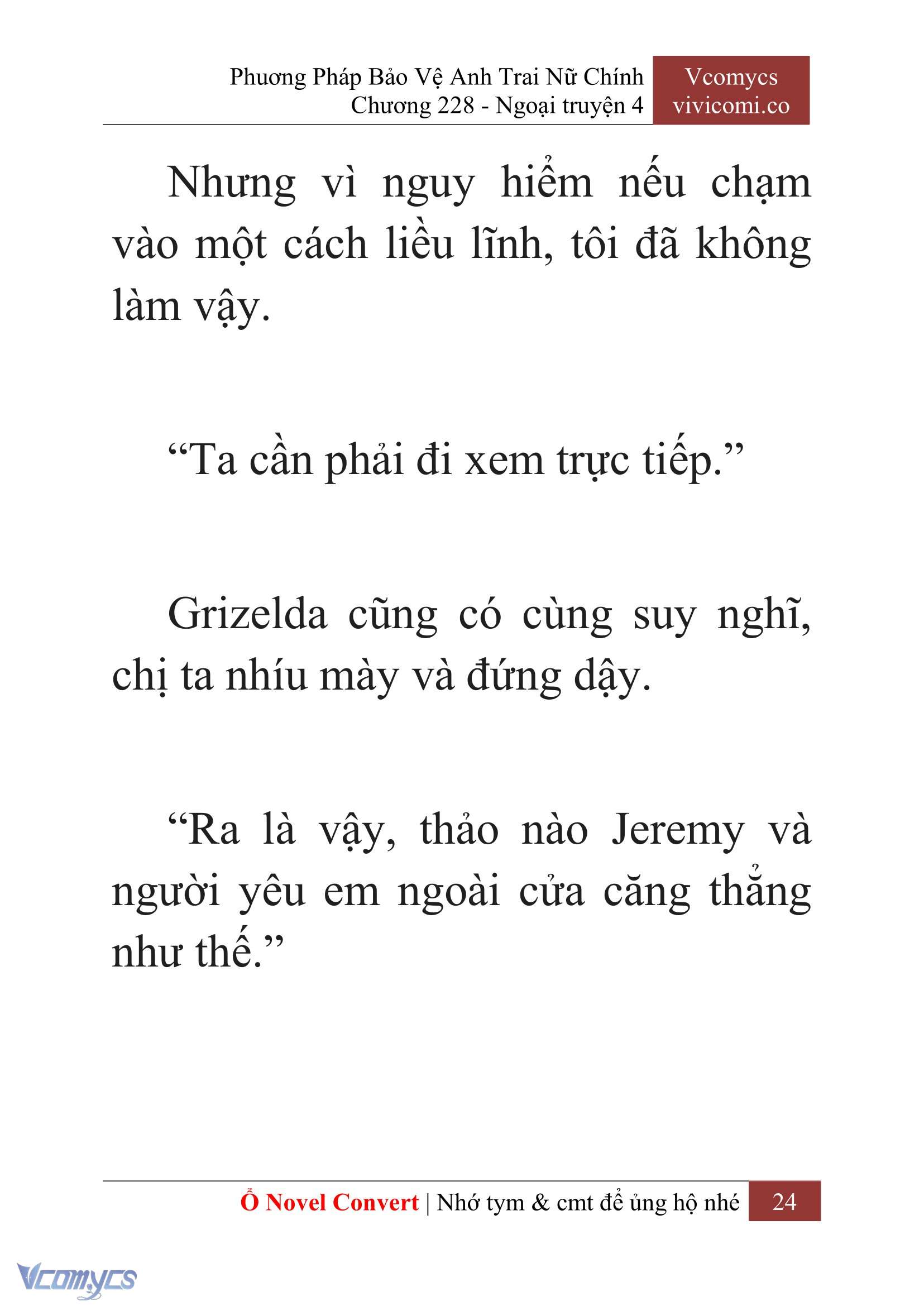 [Novel] Phương Pháp Bảo Vệ Anh Trai Nữ Chính Chap 228 - Trang 2