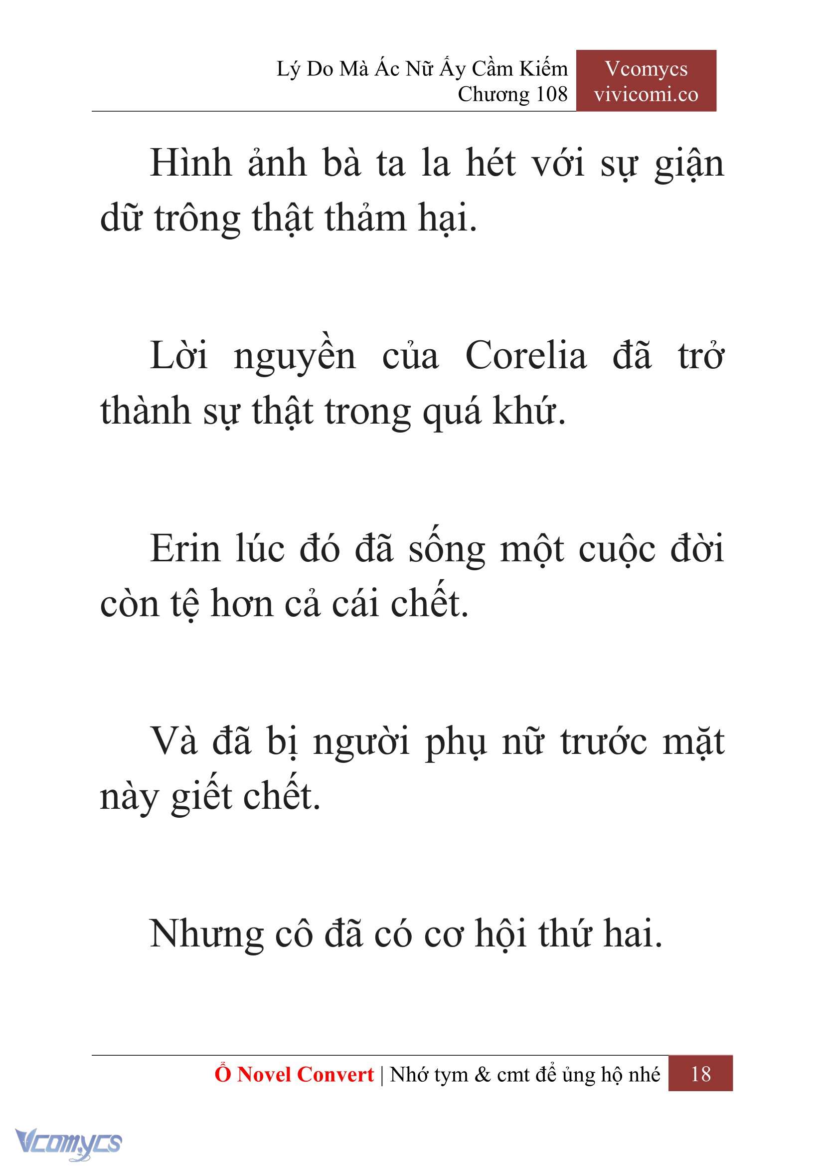 [Novel] Lý Do Mà Ác Nữ Ấy Cầm Kiếm Chap 108 - Trang 2