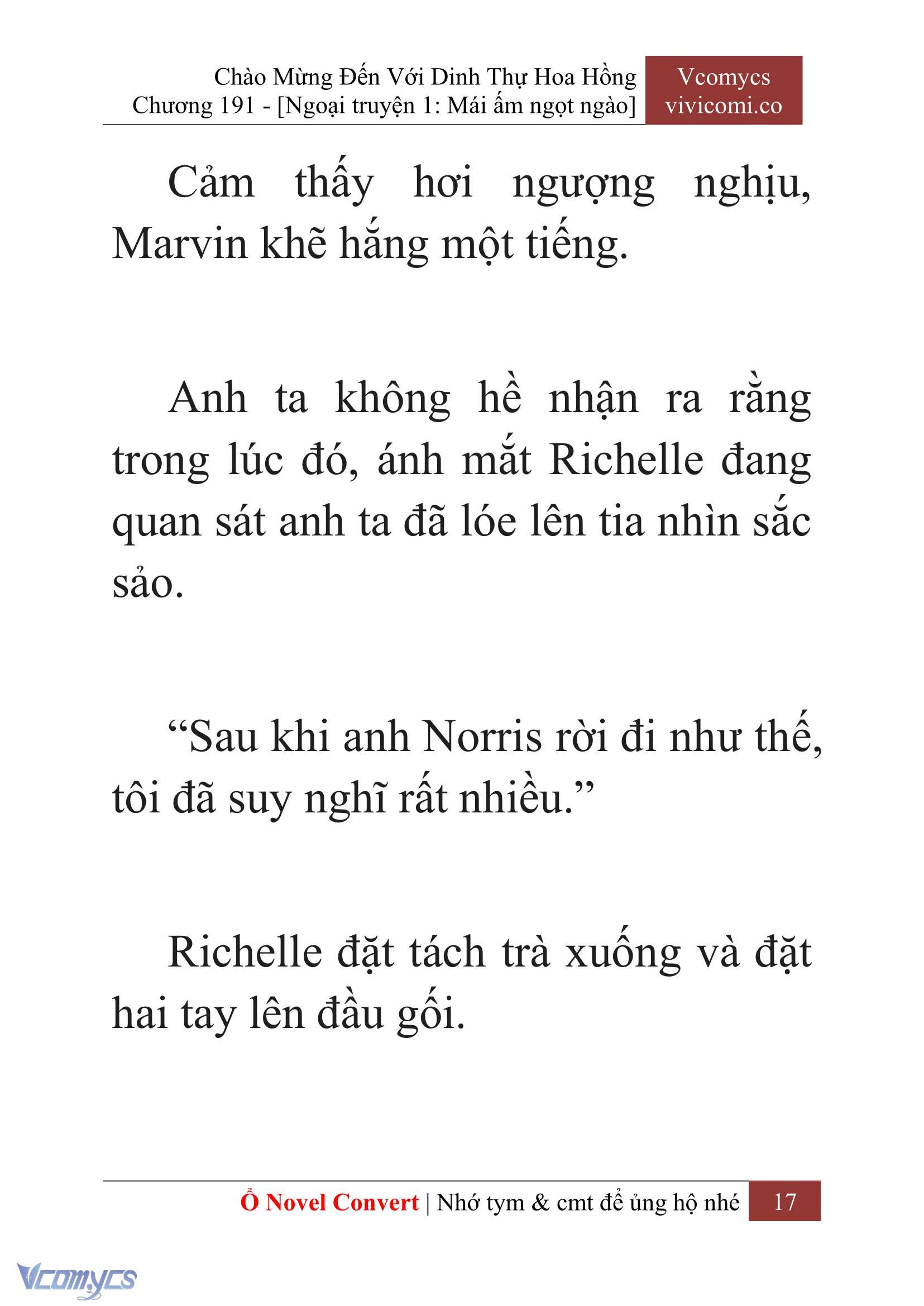 [Novel] Chào Mừng Đến Với Dinh Thự Hoa Hồng Chap 191 - Trang 2