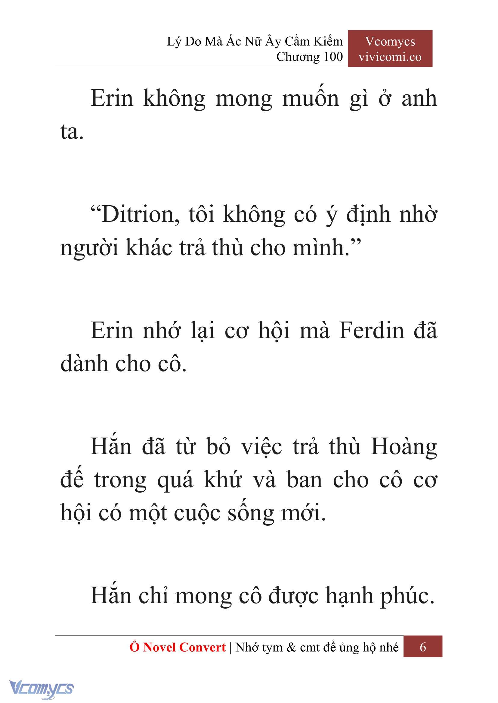 [Novel] Lý Do Mà Ác Nữ Ấy Cầm Kiếm Chap 100 - Next Chap 101