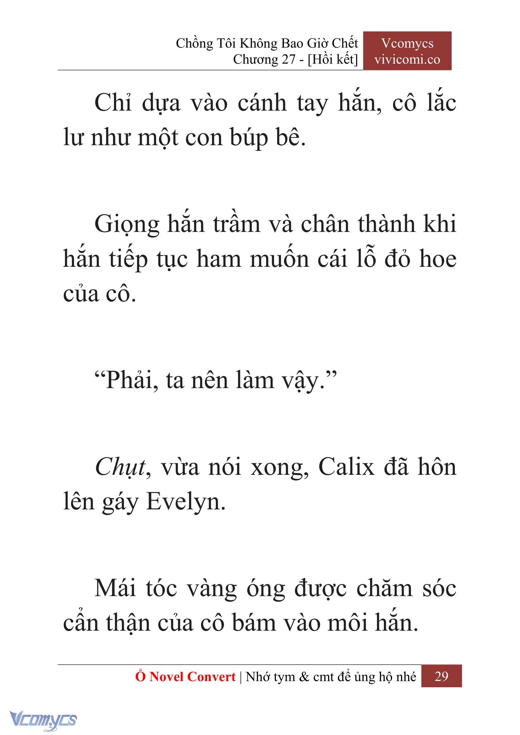 [Novel] Chồng Tôi Không Bao Giờ Chết Chap 27 - Trang 2