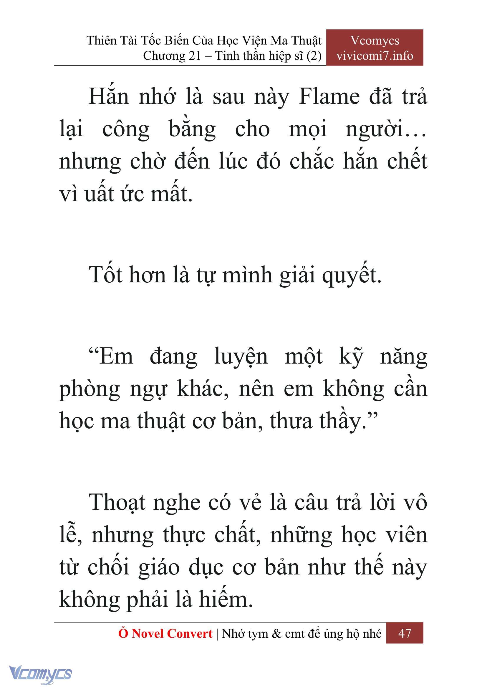 [Novel] Thiên Tài Tốc Biến Của Học Viện Ma Thuật Chap 21 - Trang 2
