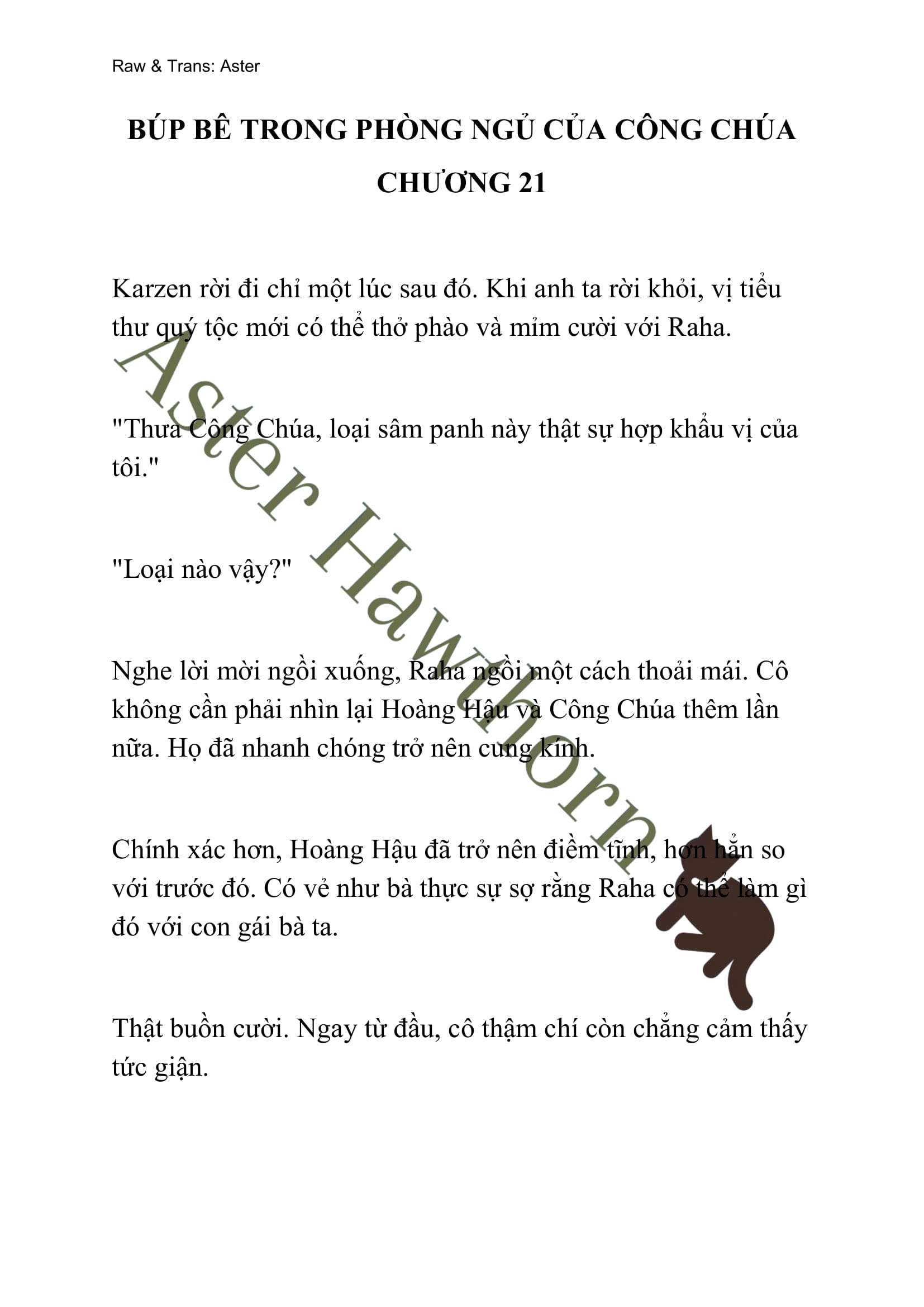 [NOVEL] Búp Bê Trong Phòng Ngủ Của Công Chúa Chap 21 - Trang 2