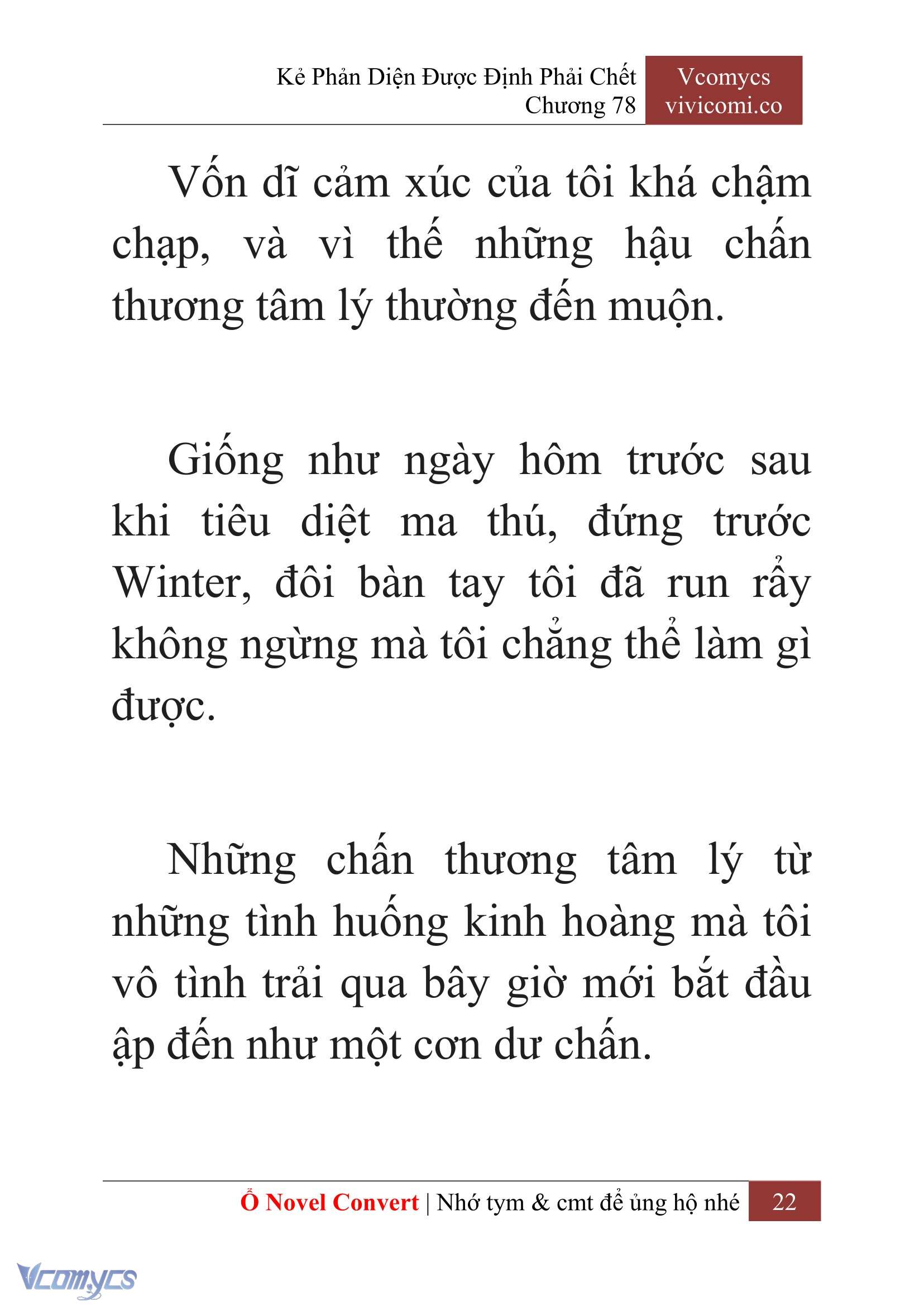 [Novel] Kẻ Phản Diện Được Định Phải Chết Chap 78 - Next Chap 79