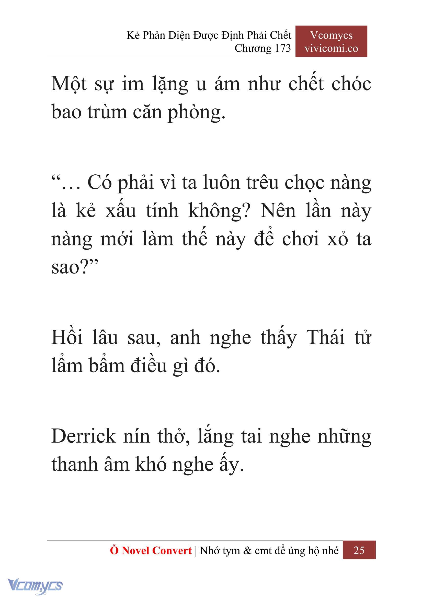 [Novel] Kẻ Phản Diện Được Định Phải Chết Chap 173 - Trang 2