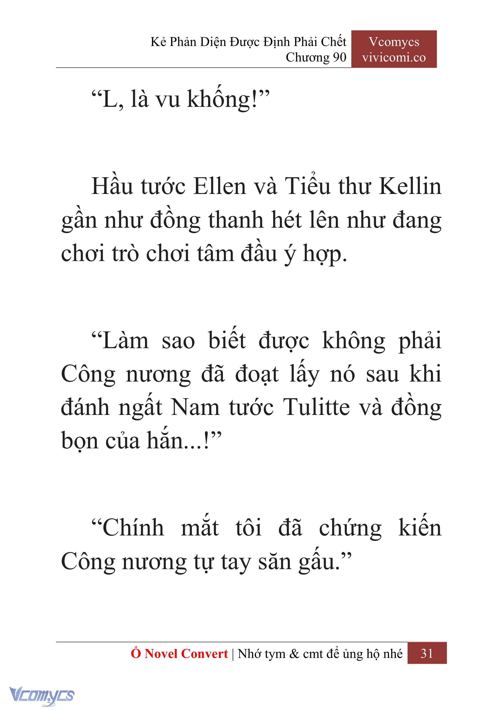 [Novel] Kẻ Phản Diện Được Định Phải Chết Chap 90 - Next Chap 91