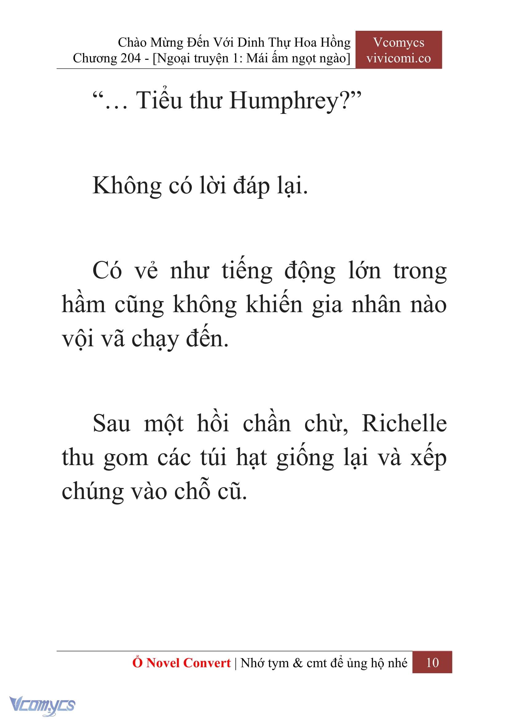 [Novel] Chào Mừng Đến Với Dinh Thự Hoa Hồng Chap 204 - Trang 2