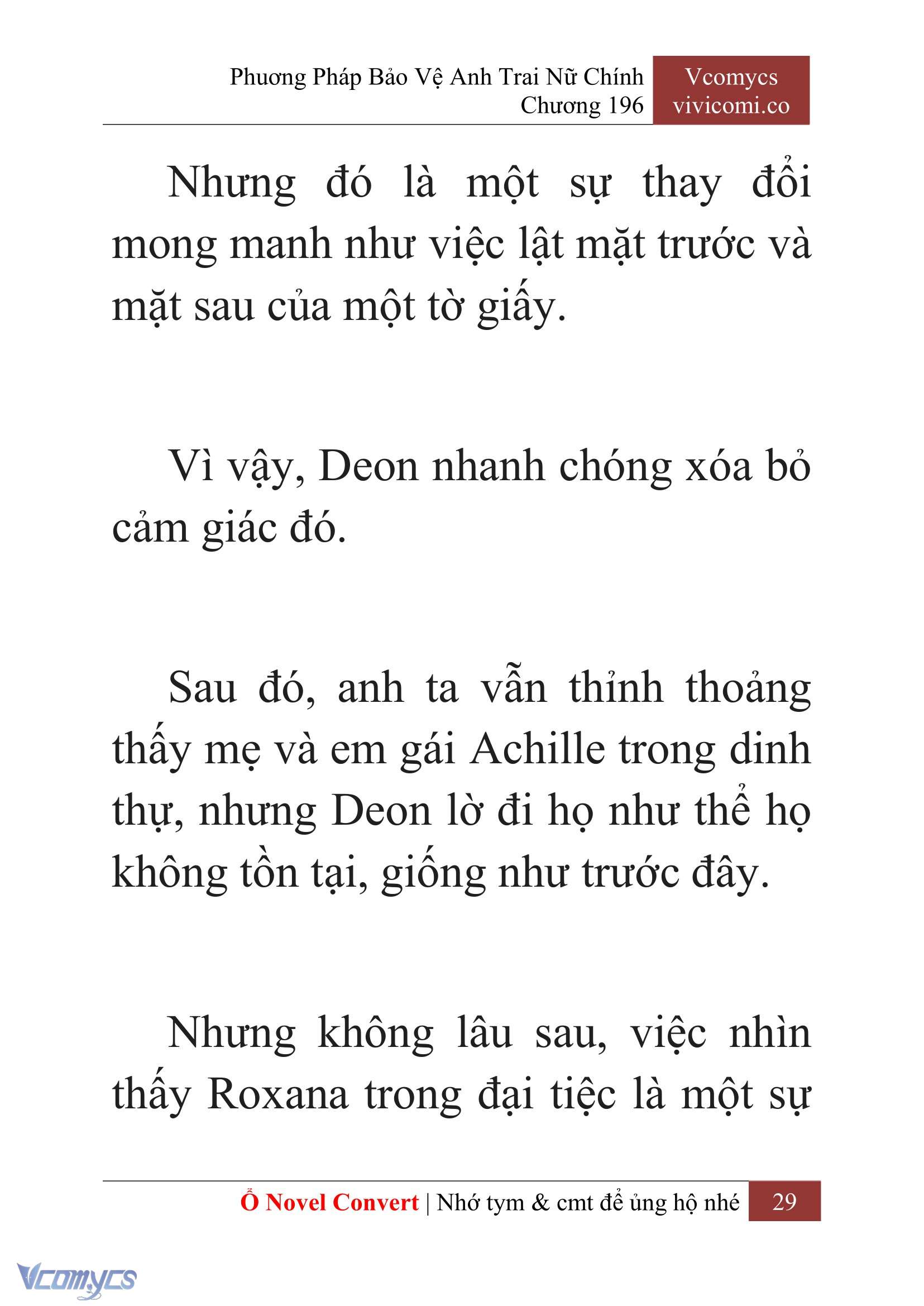 [Novel] Phương Pháp Bảo Vệ Anh Trai Nữ Chính Chap 196 - Trang 2