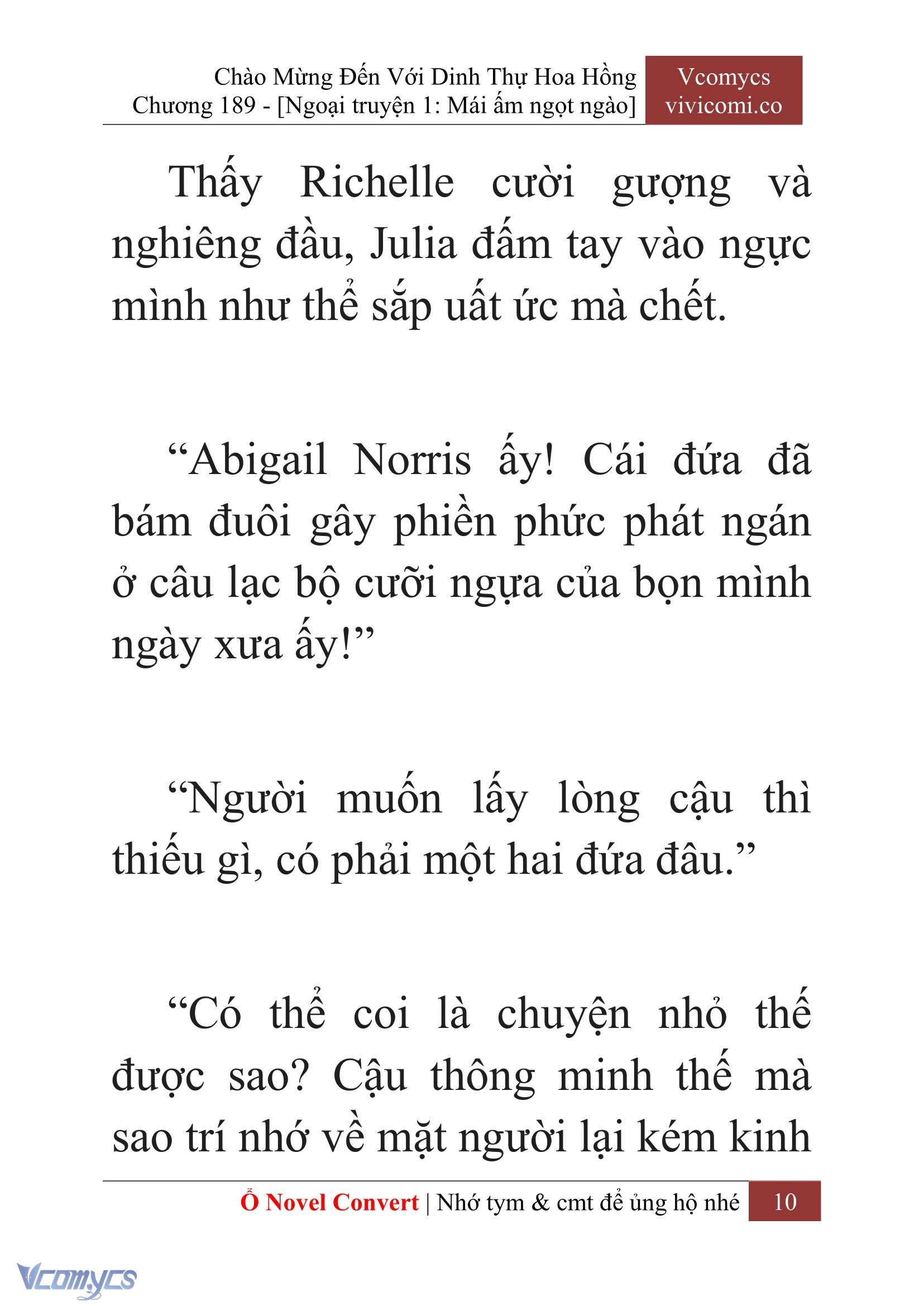 [Novel] Chào Mừng Đến Với Dinh Thự Hoa Hồng Chap 189 - Trang 2