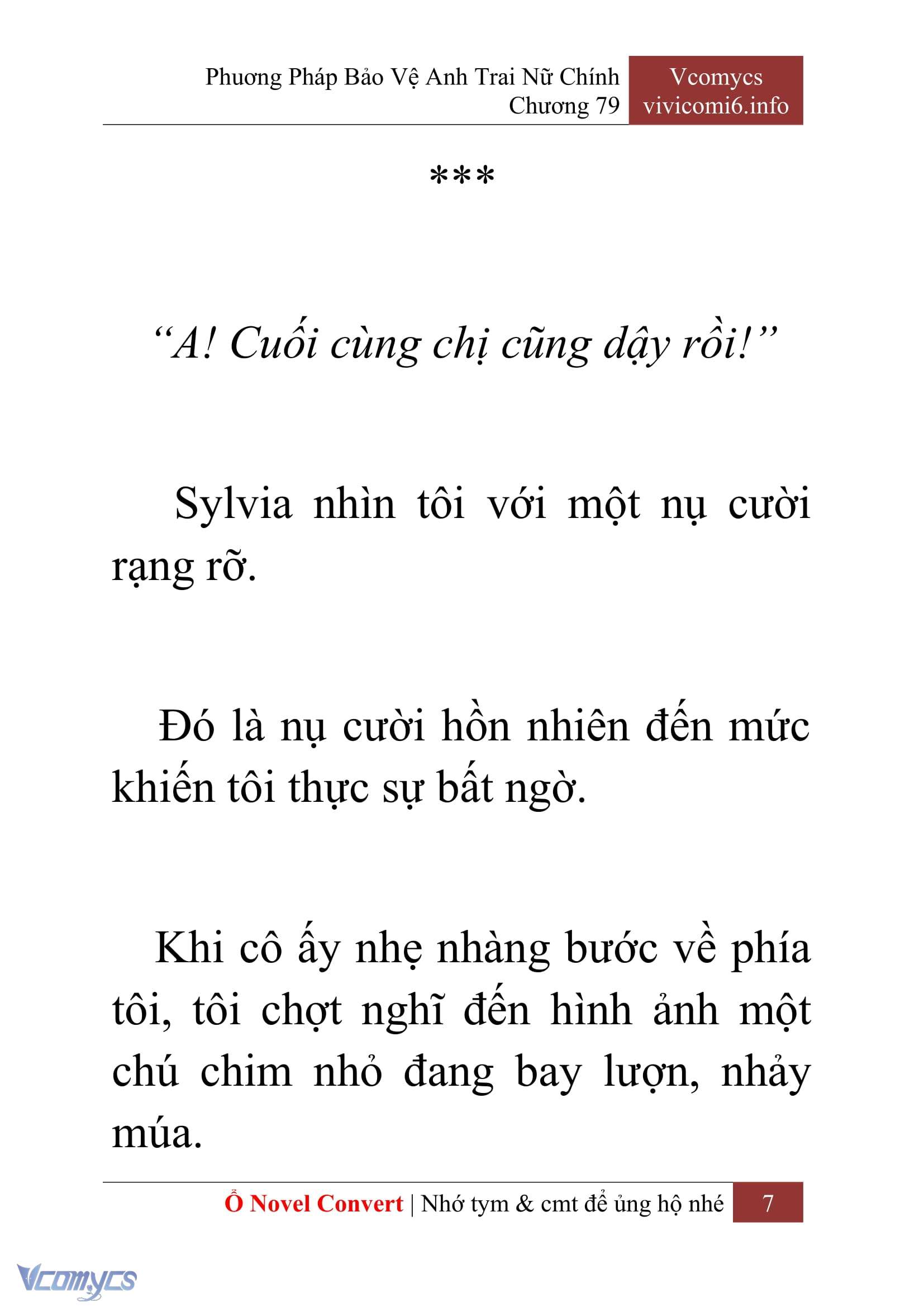 [Novel] Phương Pháp Bảo Vệ Anh Trai Nữ Chính Chap 79 - Trang 2