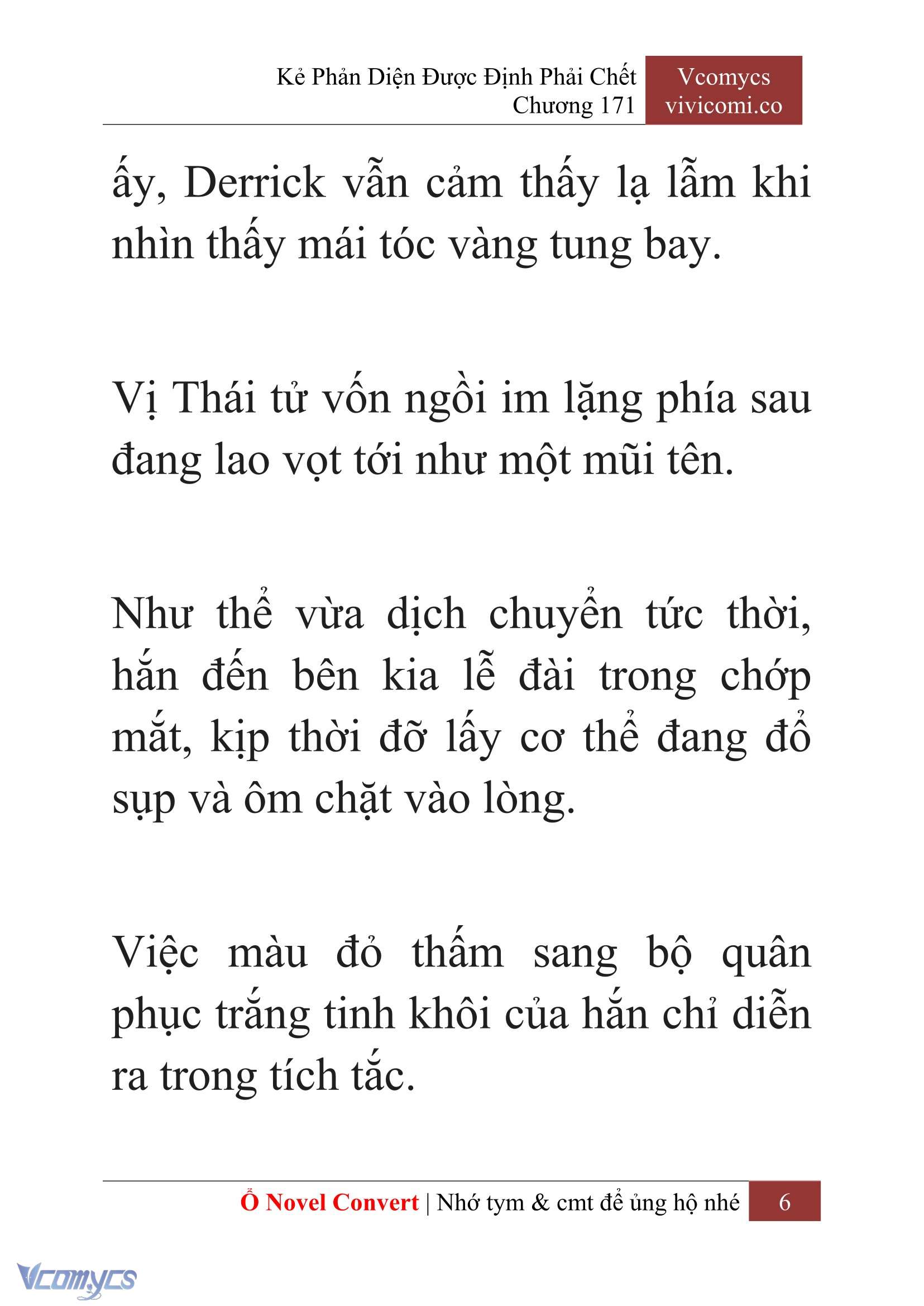 [Novel] Kẻ Phản Diện Được Định Phải Chết Chap 171 - Trang 2