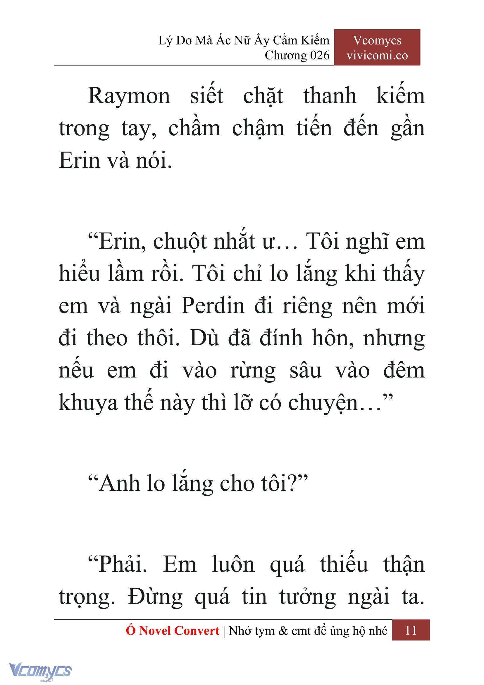 [Novel] Lý Do Mà Ác Nữ Ấy Cầm Kiếm Chap 26 - Trang 2