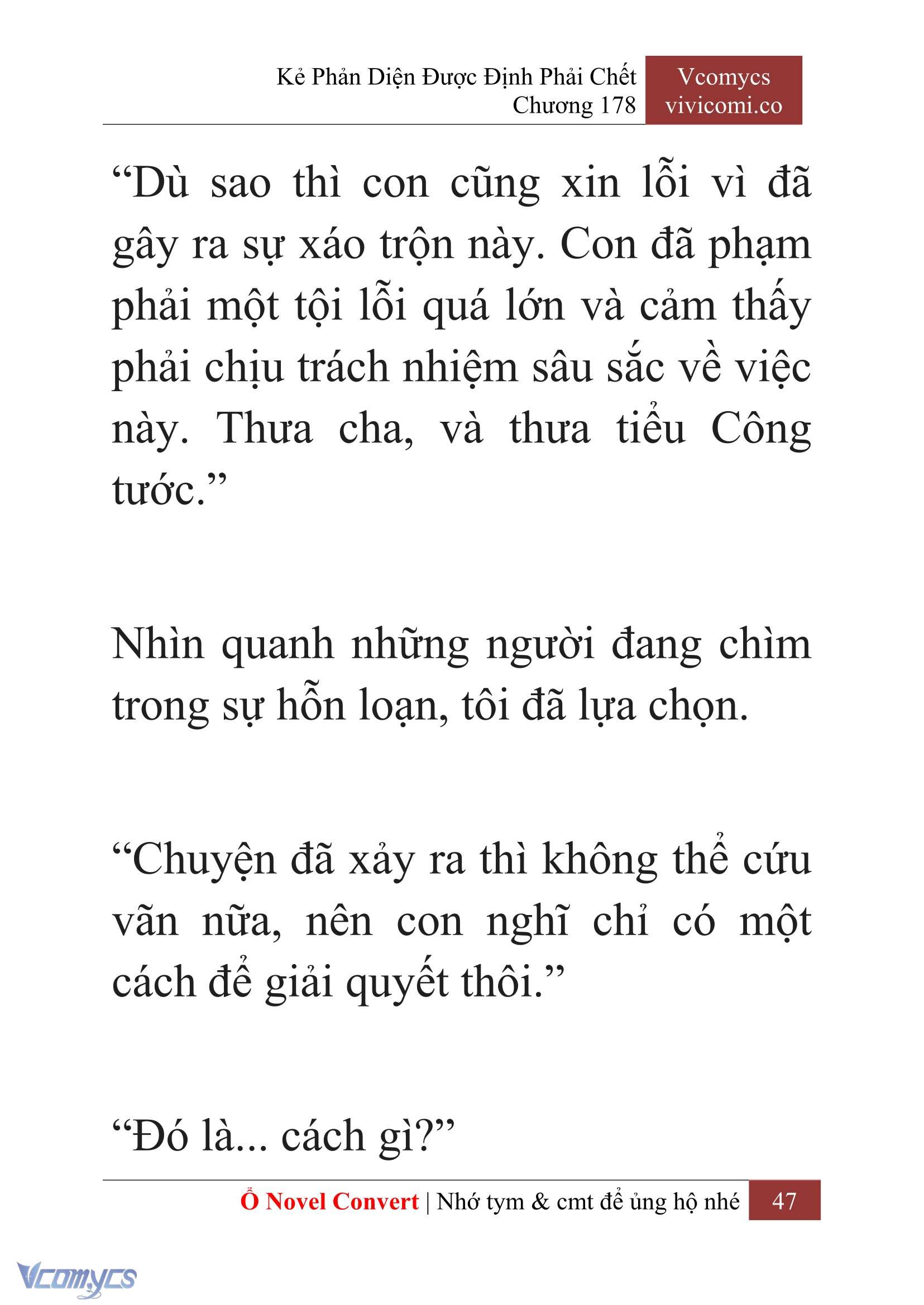 [Novel] Kẻ Phản Diện Được Định Phải Chết Chap 178 - Trang 2