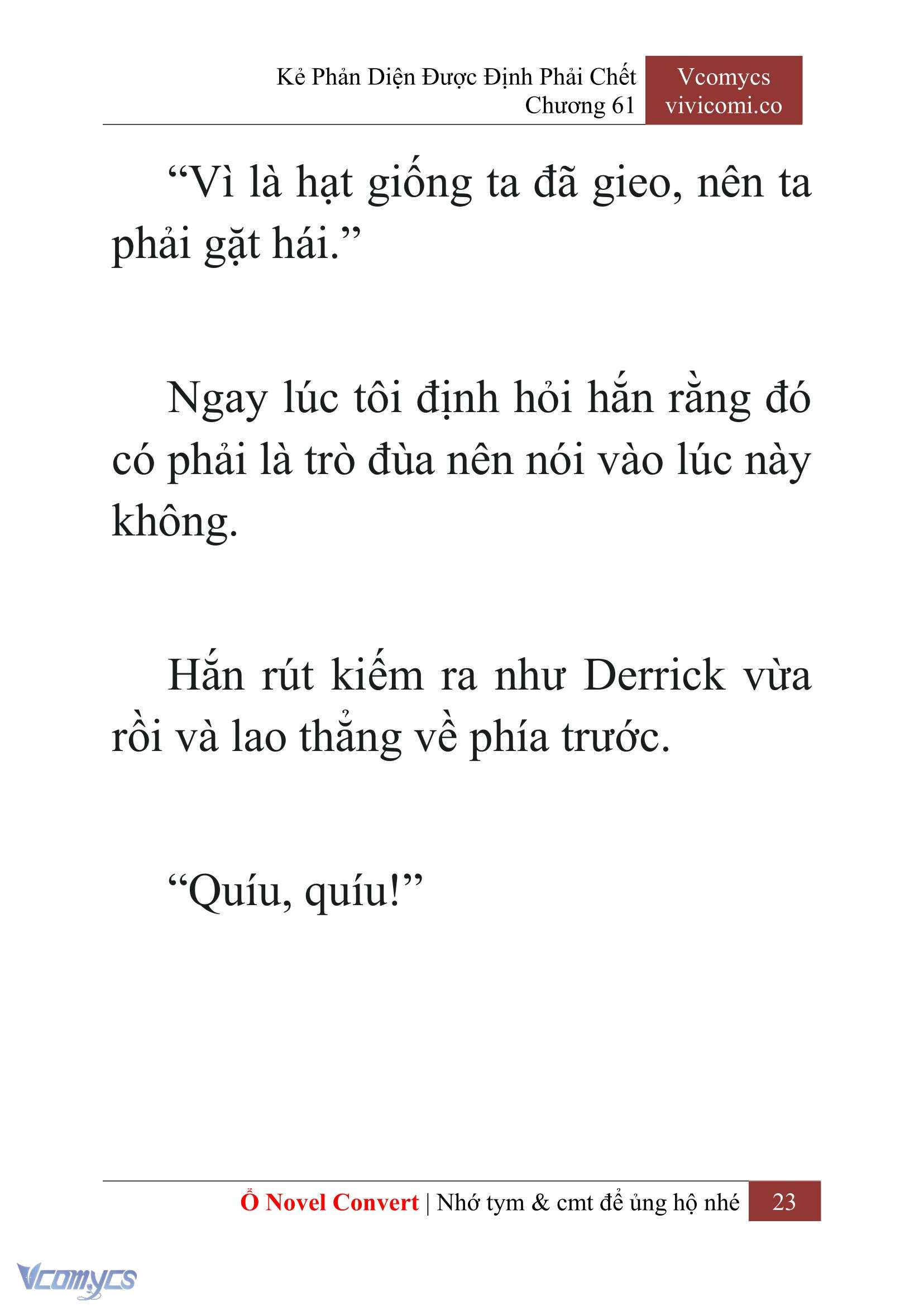 [Novel] Kẻ Phản Diện Được Định Phải Chết Chap 61 - Next Chap 62