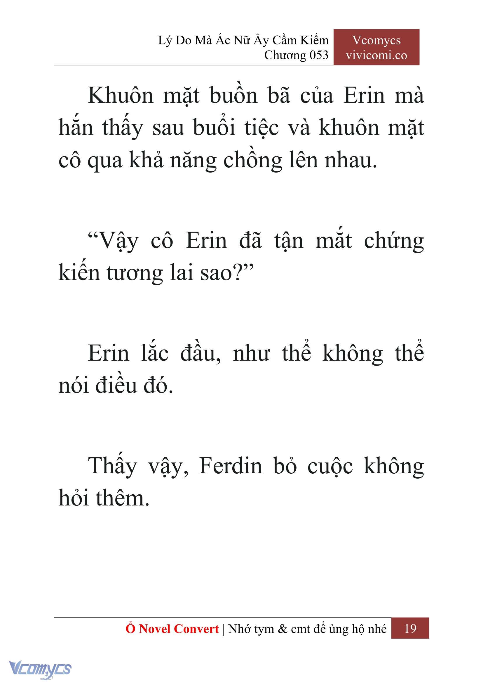 [Novel] Lý Do Mà Ác Nữ Ấy Cầm Kiếm Chap 53 - Next Chap 54