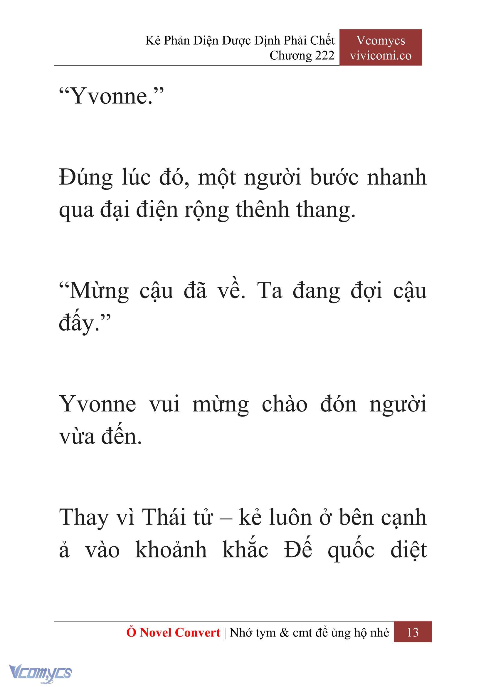 [Novel] Kẻ Phản Diện Được Định Phải Chết Chap 222 - Trang 2