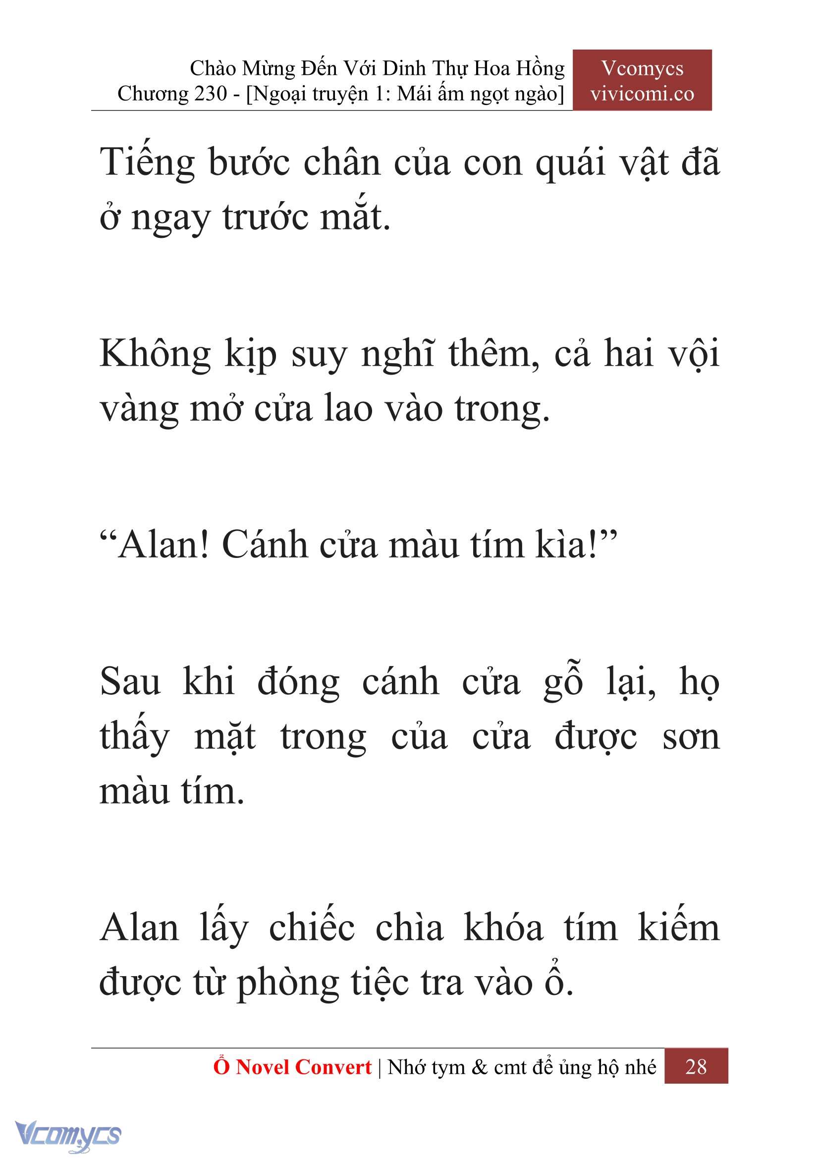 [Novel] Chào Mừng Đến Với Dinh Thự Hoa Hồng Chap 230 - Trang 2