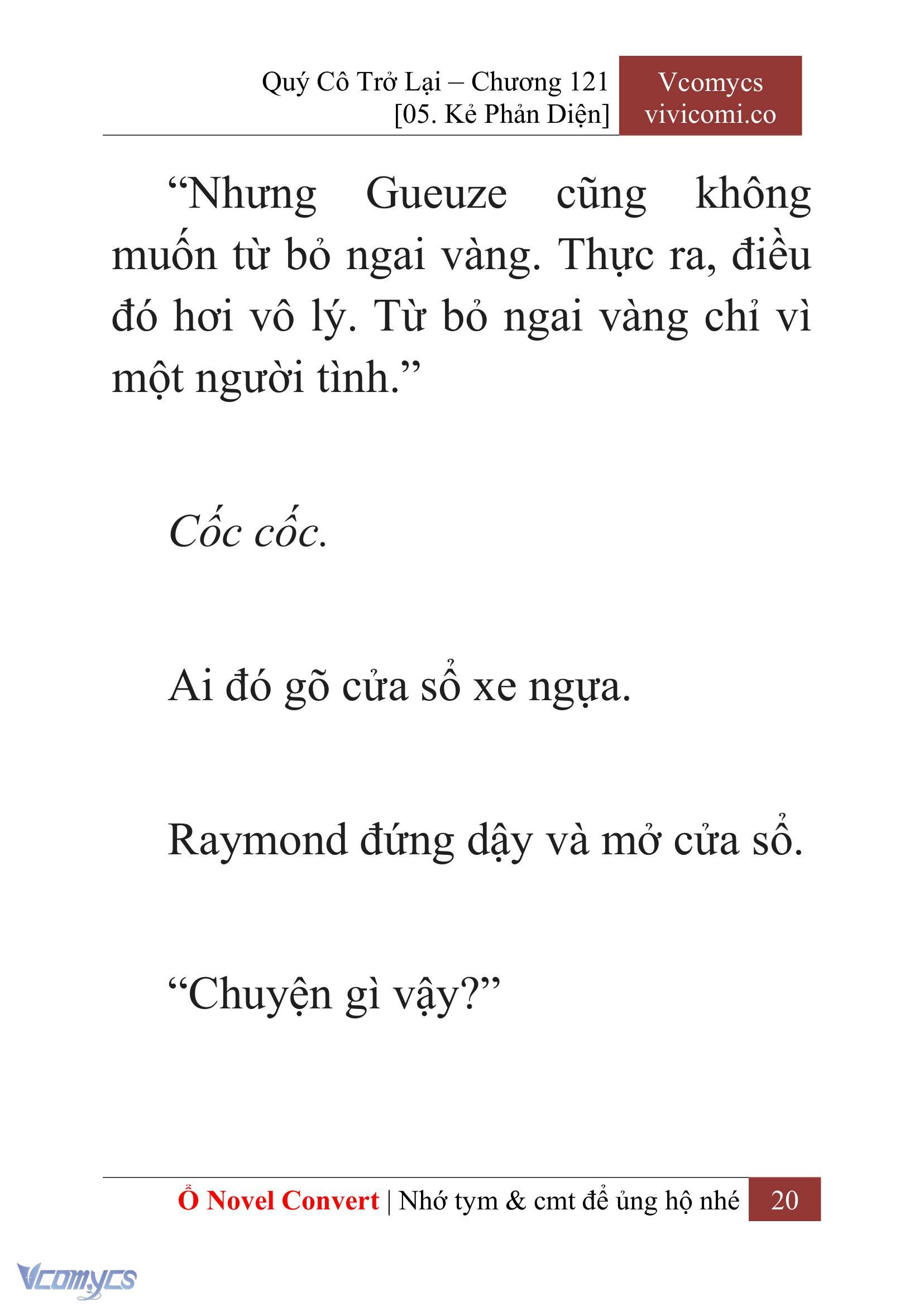 [Novel] Quý Cô Trở Lại Chap 121 - Trang 2