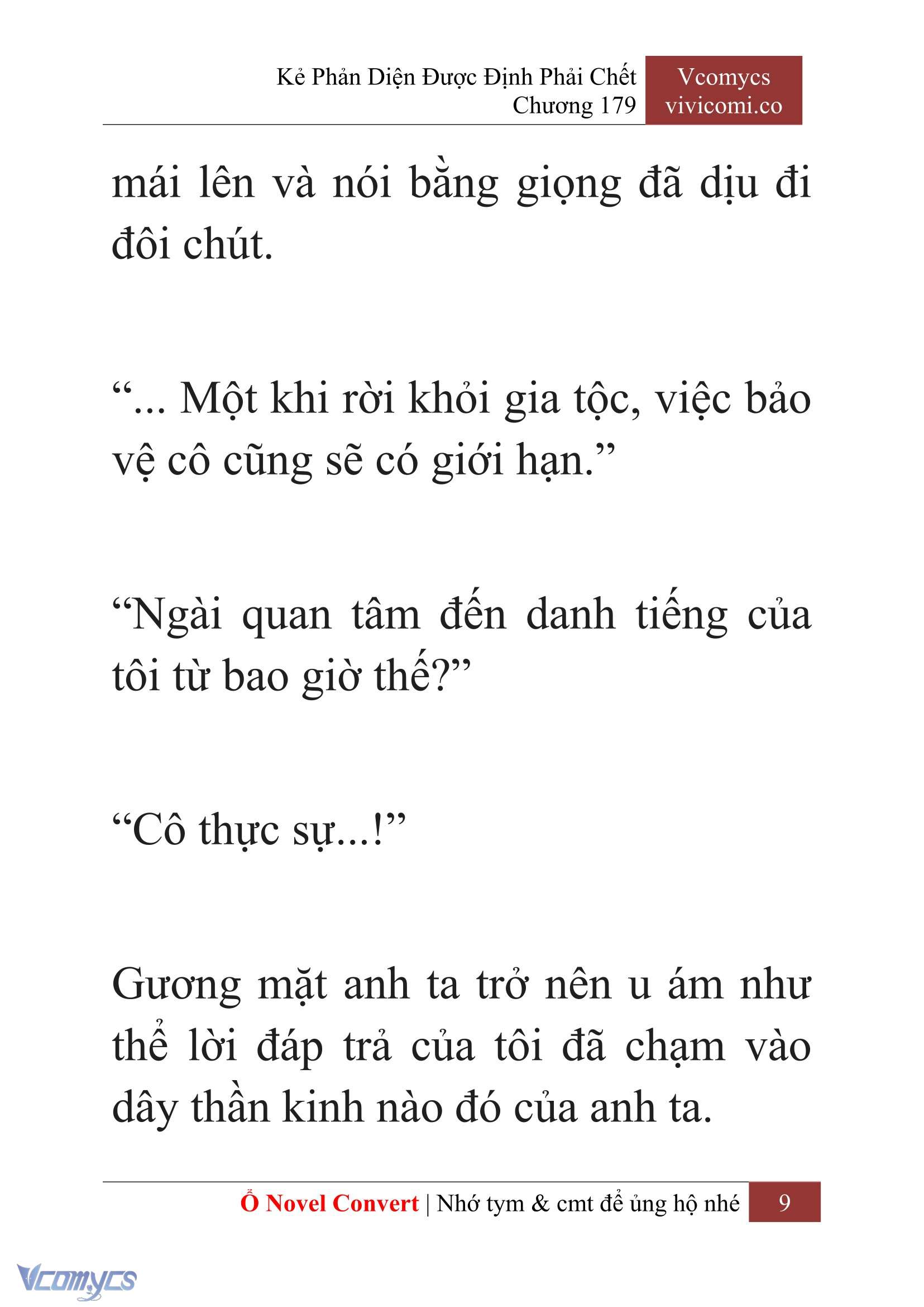 [Novel] Kẻ Phản Diện Được Định Phải Chết Chap 179 - Trang 2