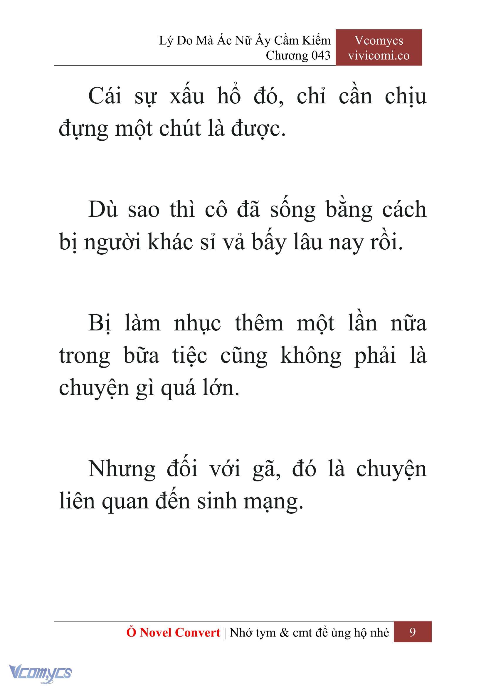 [Novel] Lý Do Mà Ác Nữ Ấy Cầm Kiếm Chap 43 - Next Chap 44