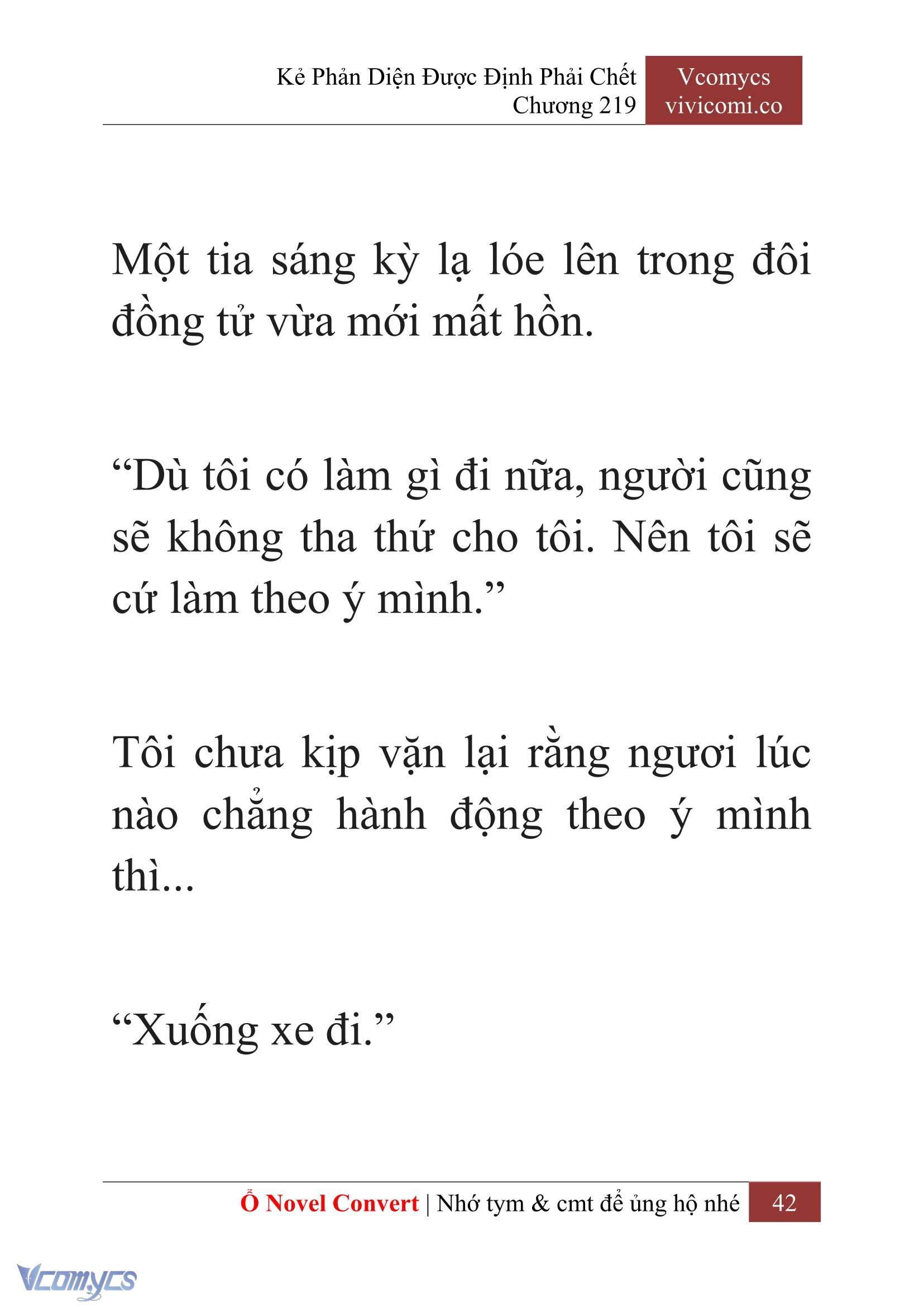 [Novel] Kẻ Phản Diện Được Định Phải Chết Chap 219 - Next Chap 220