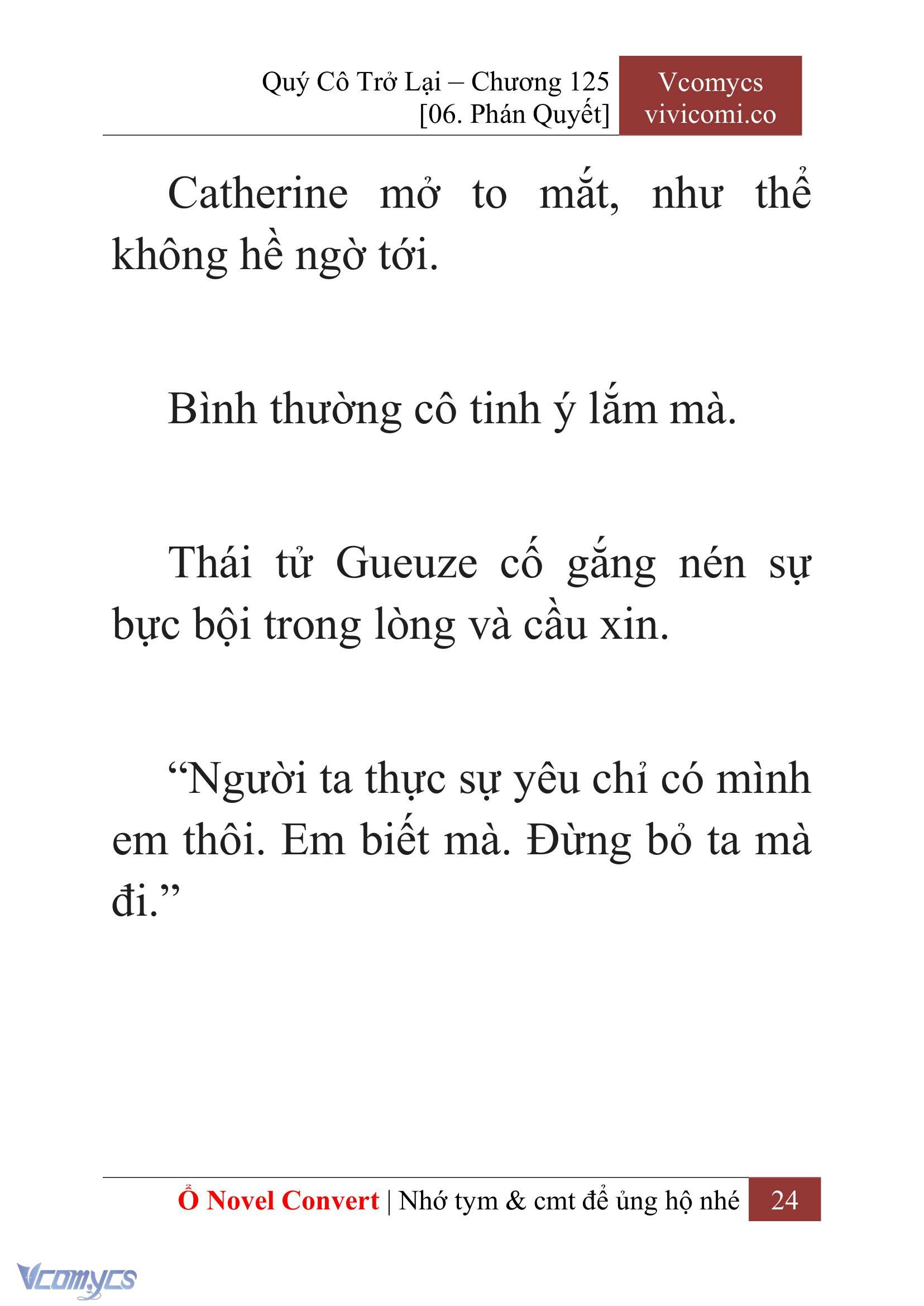 [Novel] Quý Cô Trở Lại Chap 125 - Trang 2