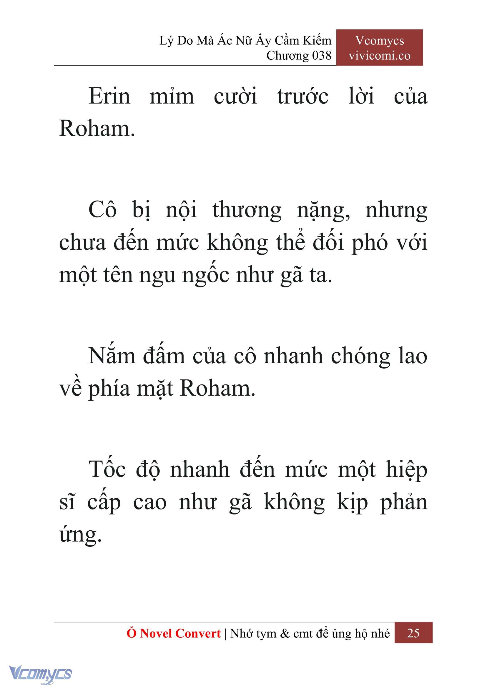 [Novel] Lý Do Mà Ác Nữ Ấy Cầm Kiếm Chap 38 - Trang 2