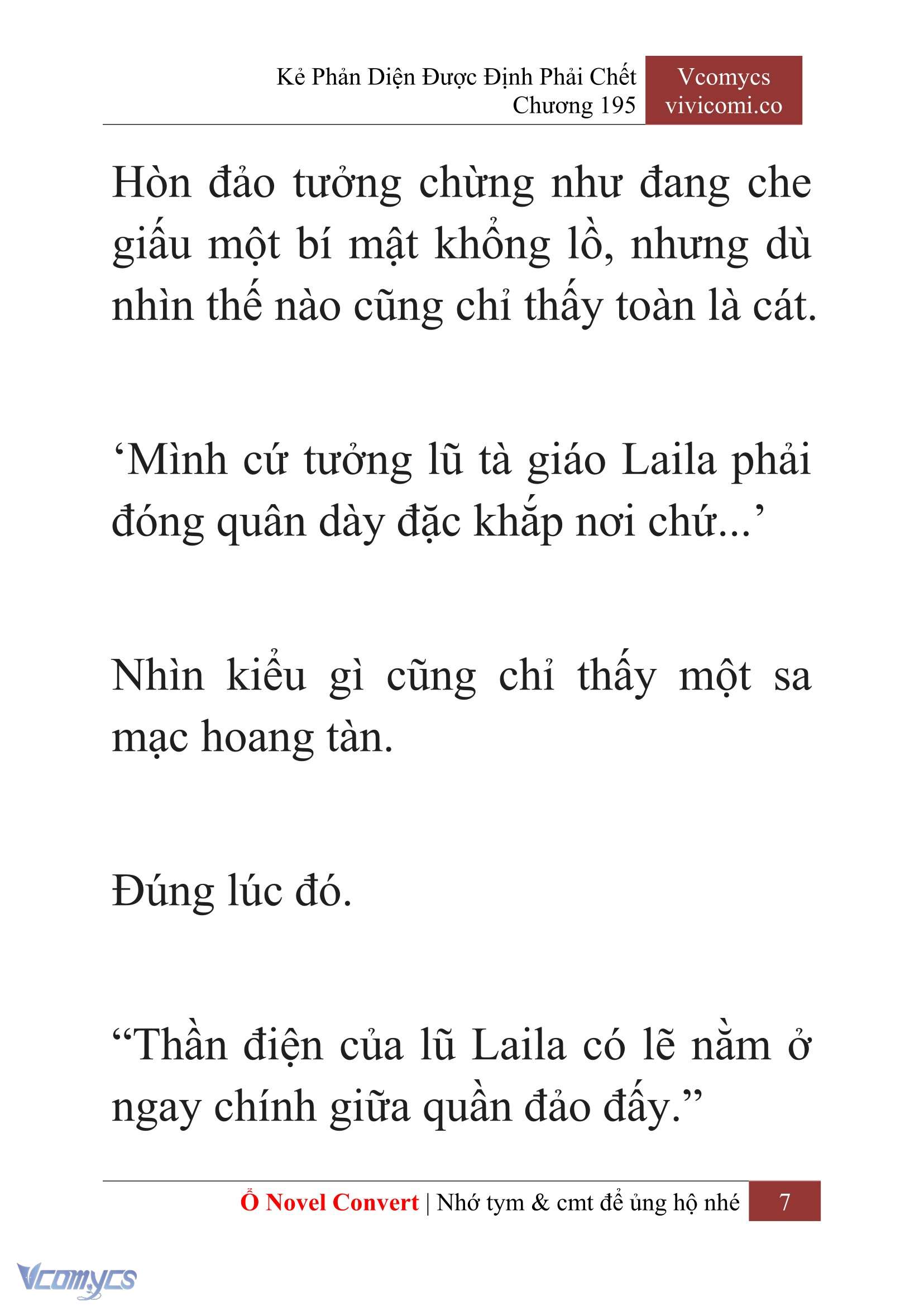 [Novel] Kẻ Phản Diện Được Định Phải Chết Chap 195 - Trang 2
