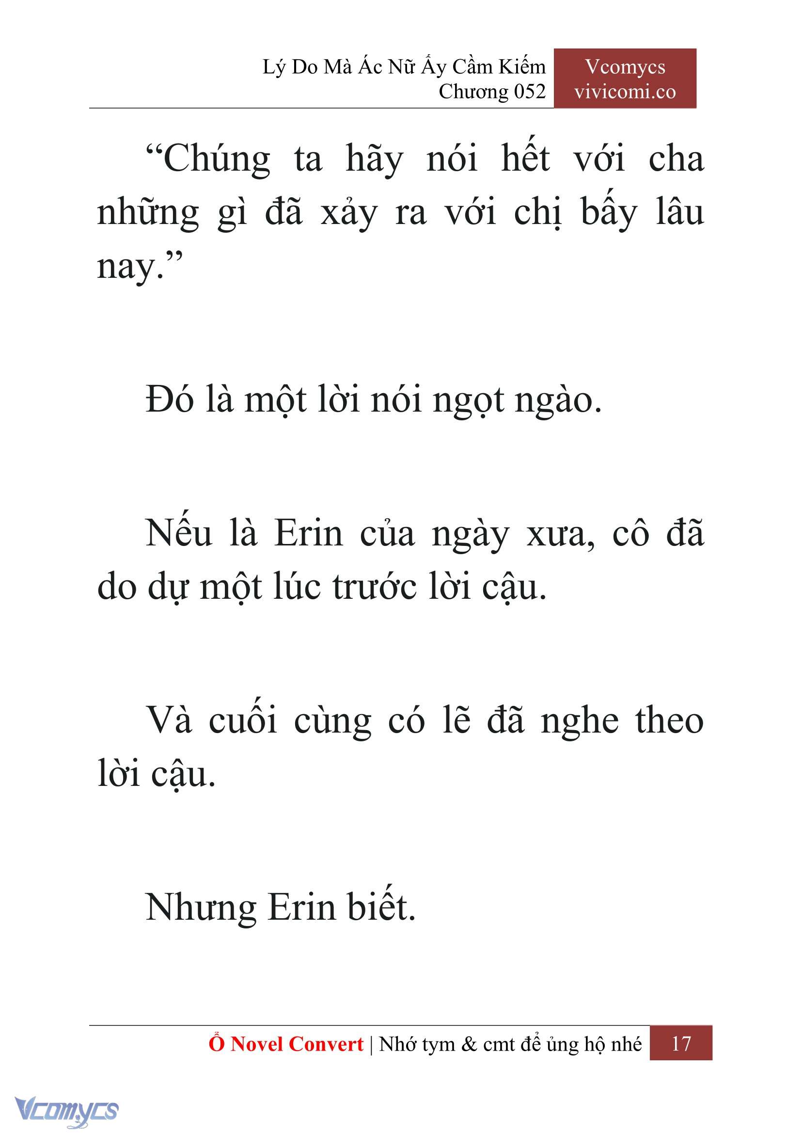 [Novel] Lý Do Mà Ác Nữ Ấy Cầm Kiếm Chap 52 - Next Chap 53