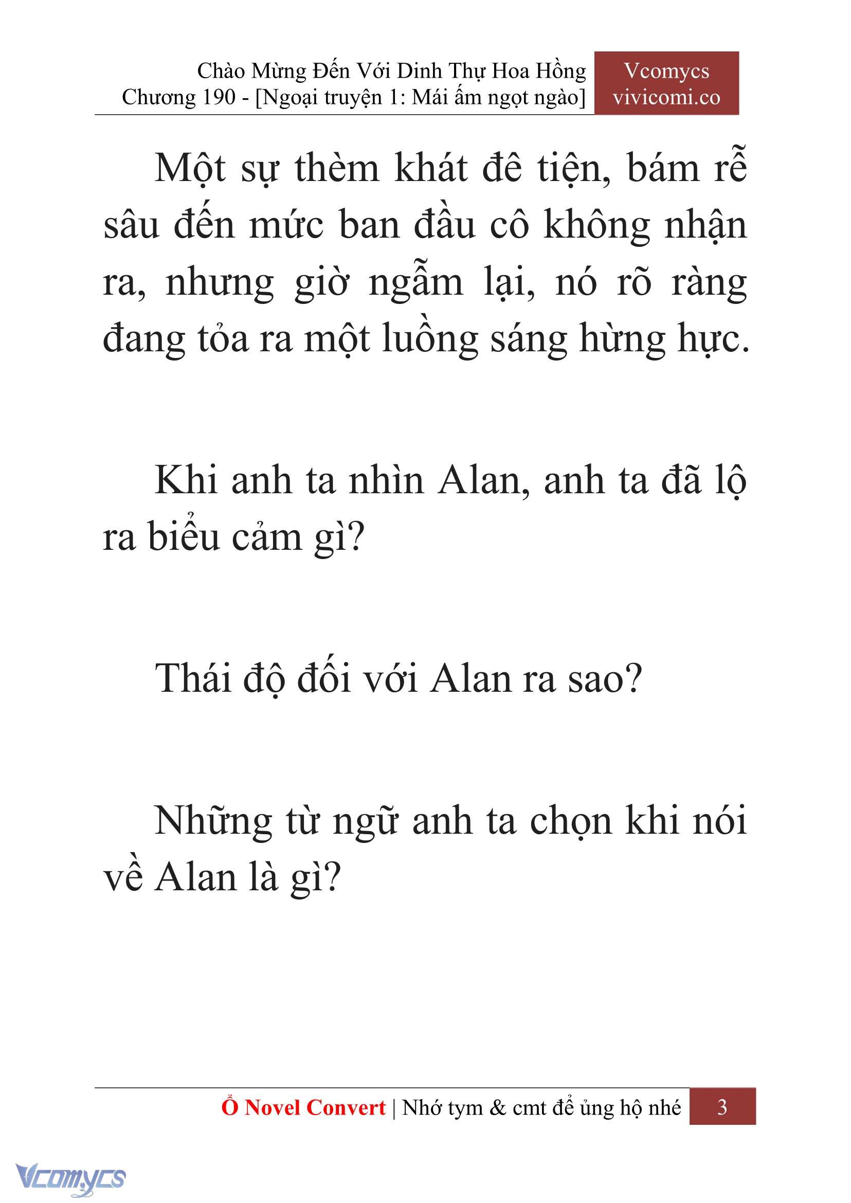 [Novel] Chào Mừng Đến Với Dinh Thự Hoa Hồng Chap 190 - Trang 2